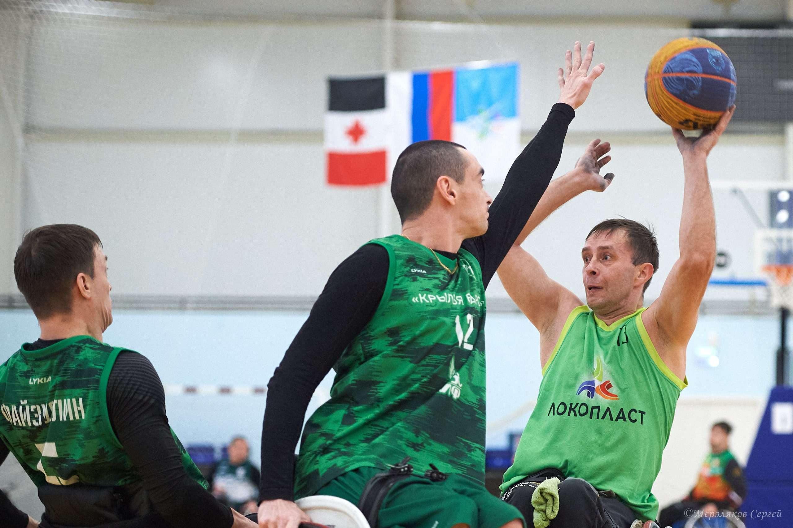 X традиционный Рождественский турнир по баскетболу на колясках. Ижевск. Спортивный репортажный фотограф в Ижевске Сергей Мерзляков