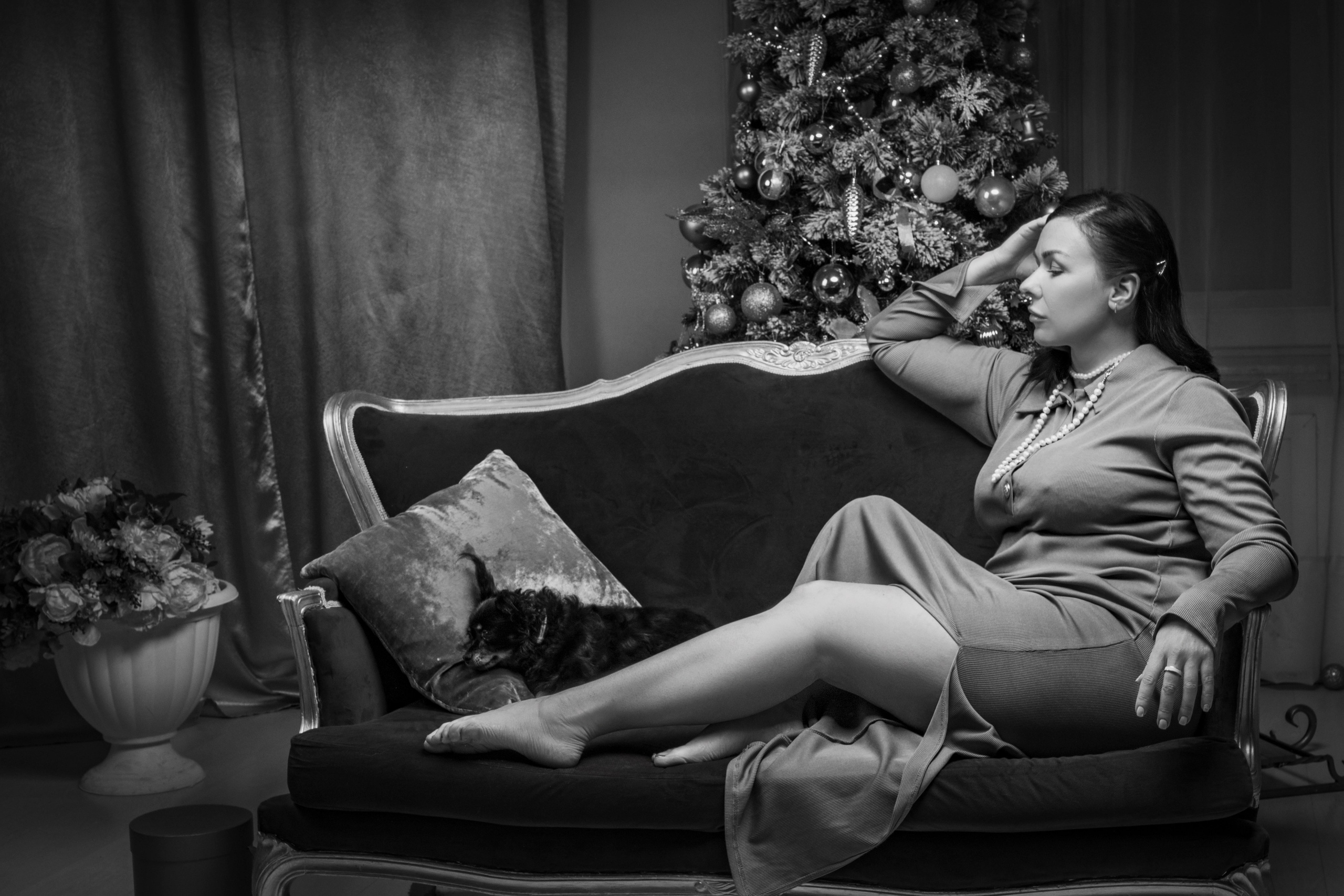 Девушка с собачкой. Фотограф анималист в Санкт-Петербурге Таша Крейв