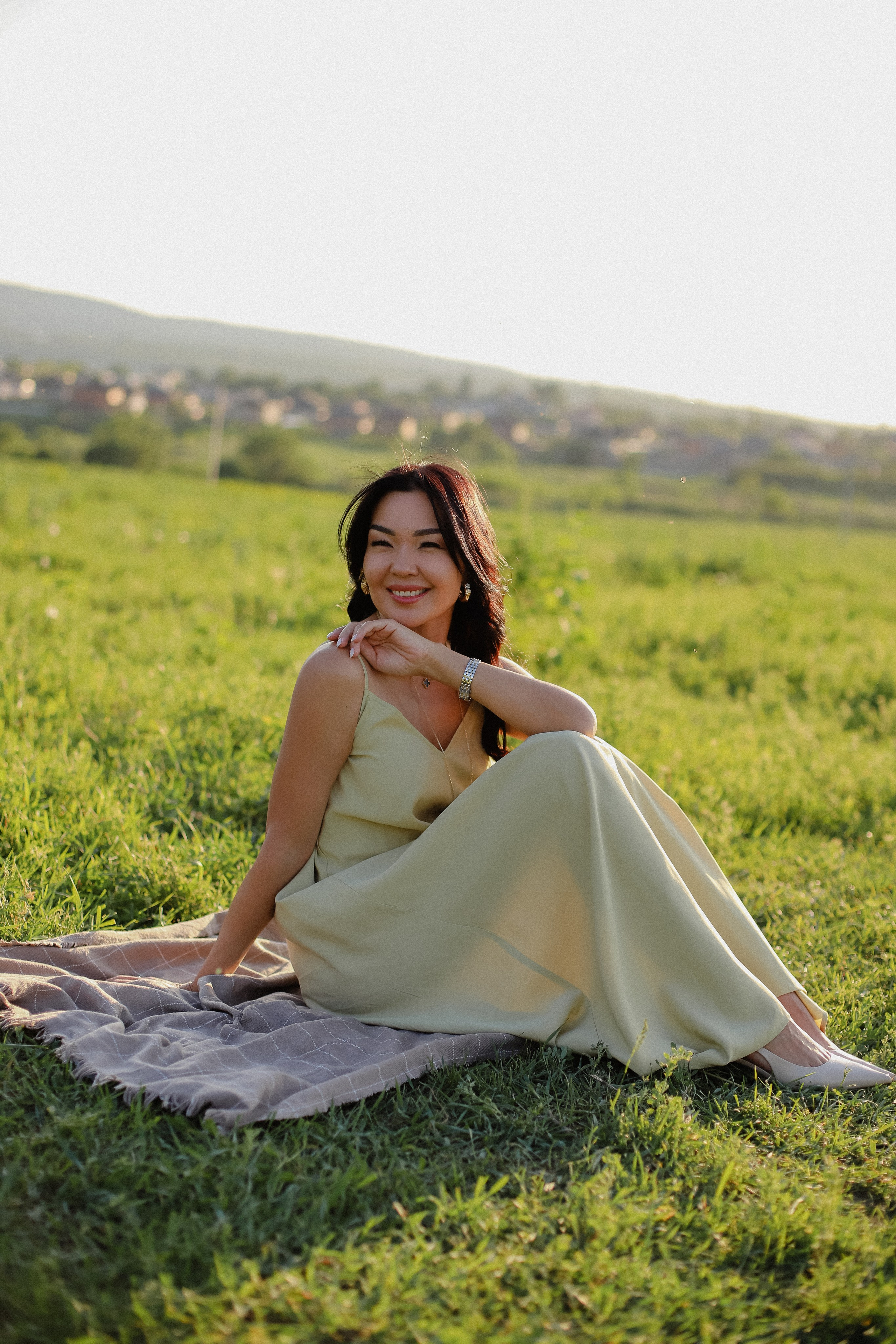 Поле на закате. Фотограф в Алматы и Москве Даша Пушкина