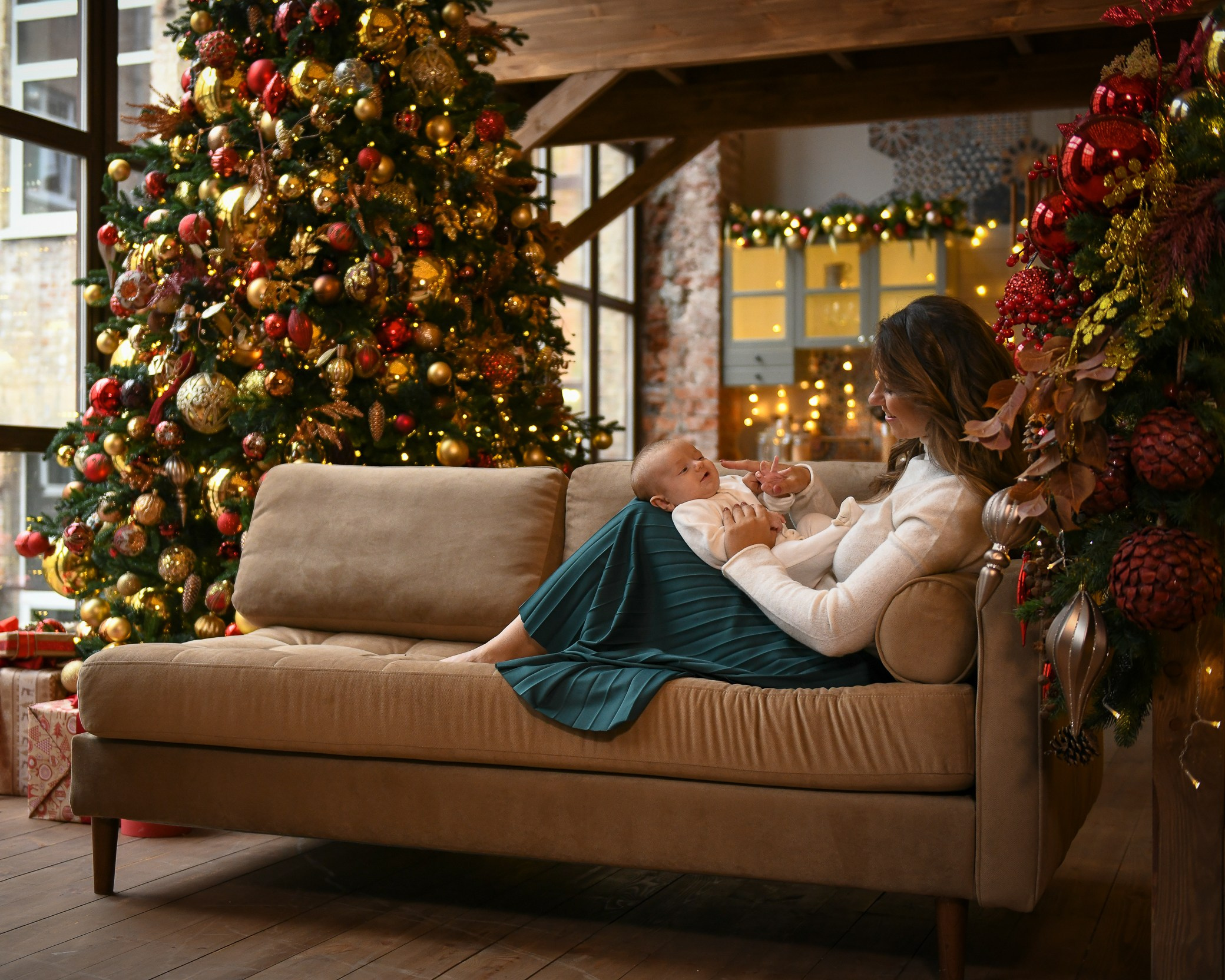 В ожидании Нового года. Студия Famous. Портретный и контент фотограф в Воронеже Елена Николайчик