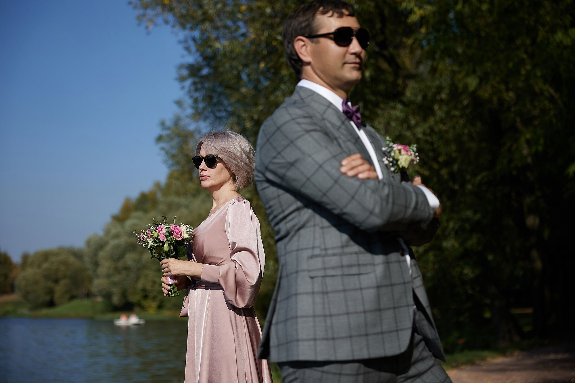 Прогулка, фотосессия жениха и невесты. Свадебная съемка. Фотограф в Москве Валерий Боцман