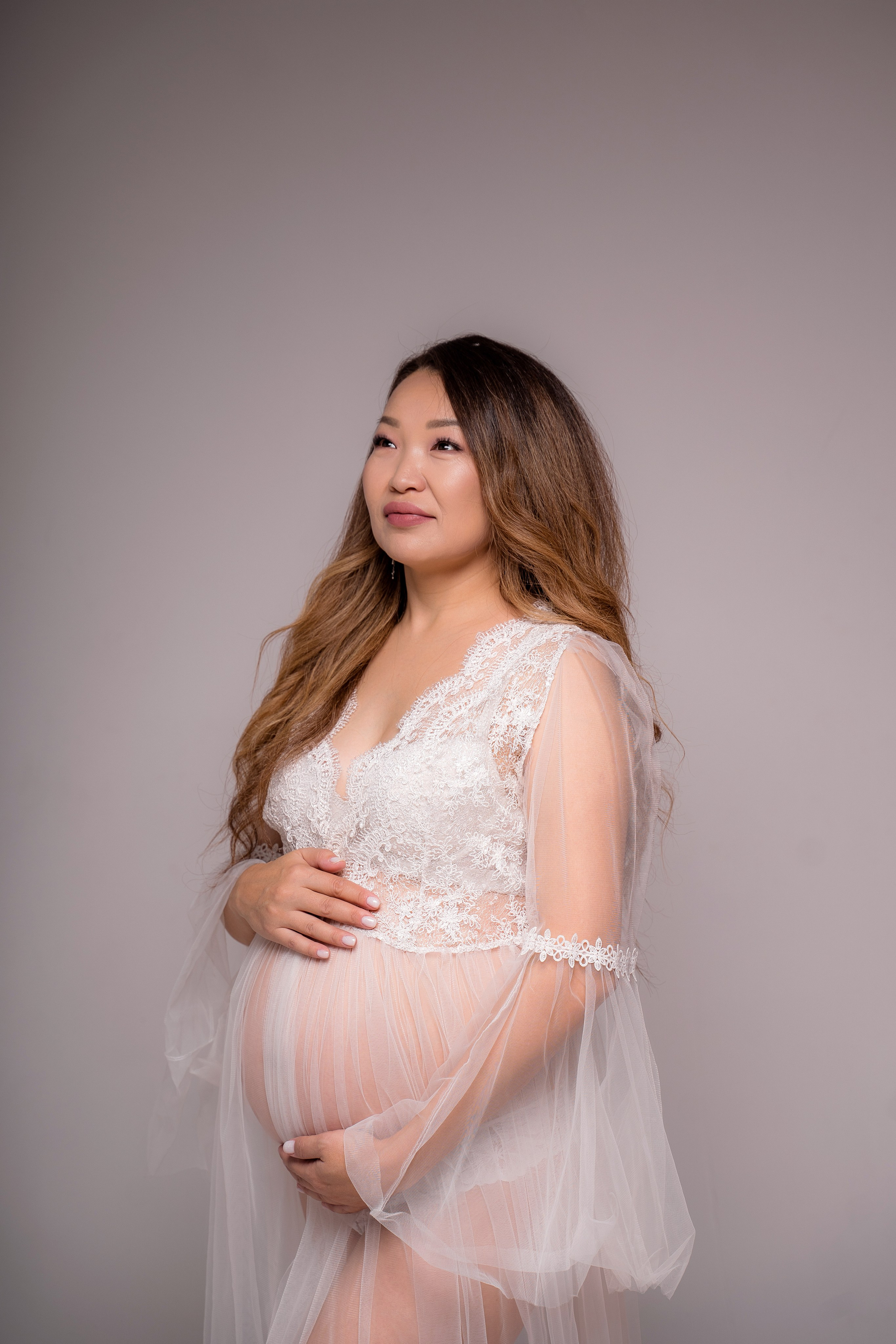 Пеньюары для беременных. Фотостудия Малина в городе Улан-Удэ. Фотограф Ирина Жарникова