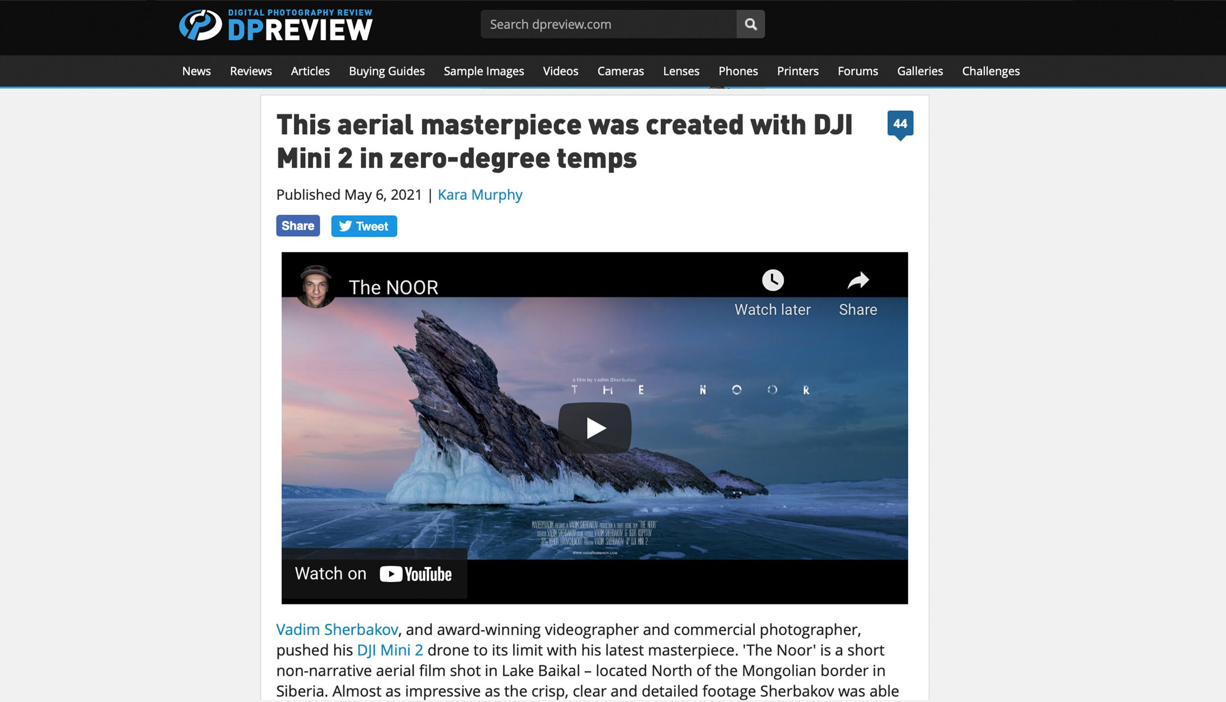 Press. Vadim Sherbakov Portfolio