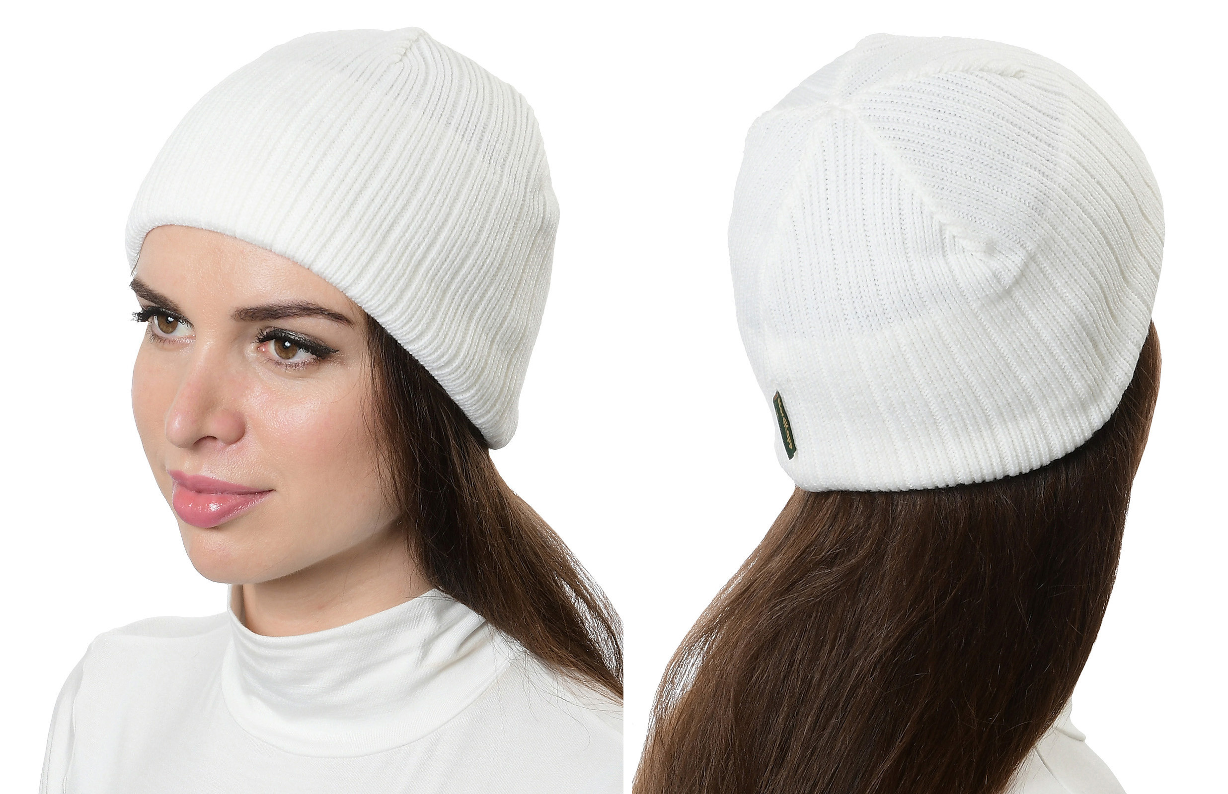 Съемка женский шапок в разных ракурсах на белом фоне для Вайлдберриз.