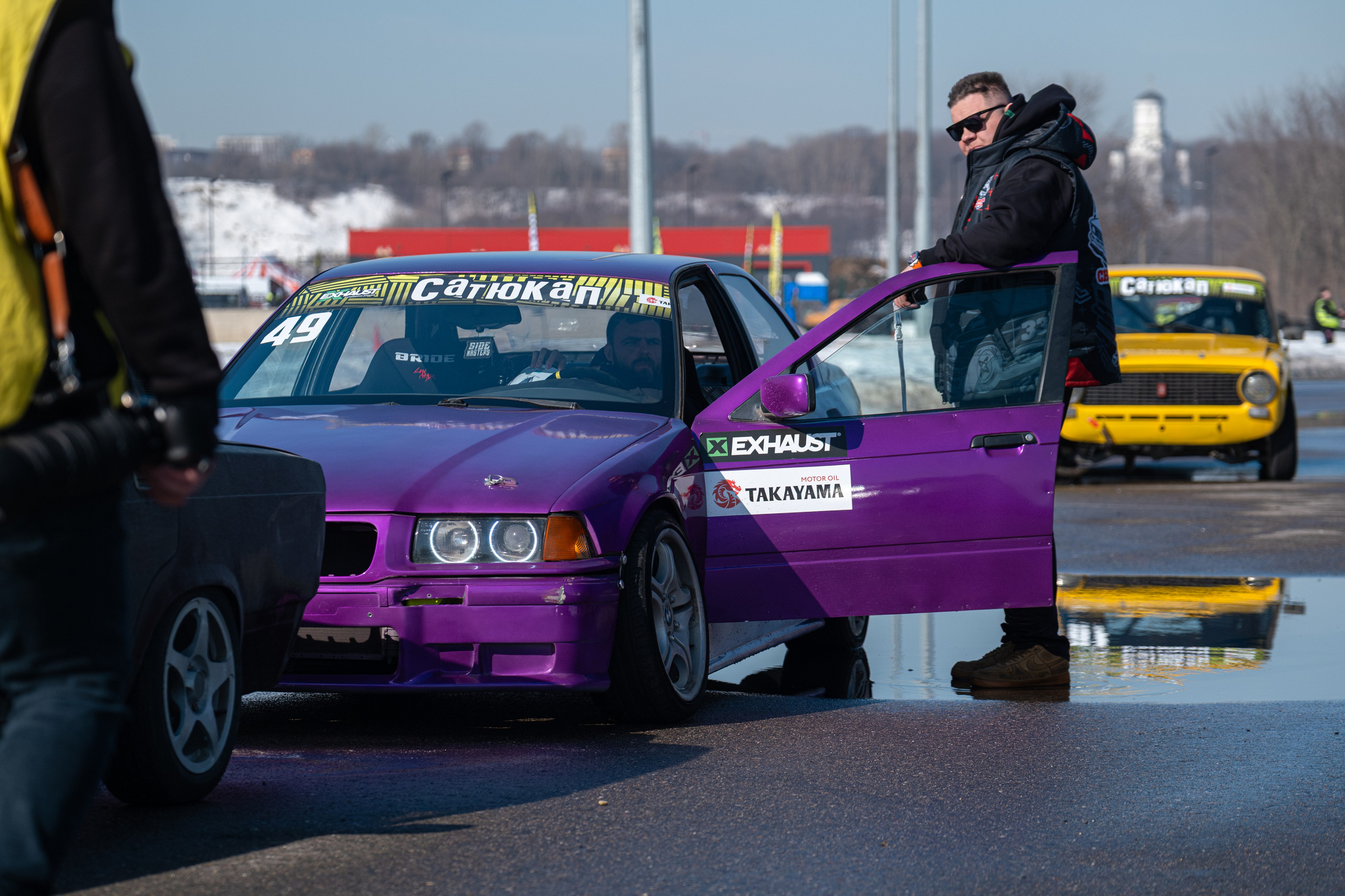 Спортивная автомобильная съемка. Malenkyia