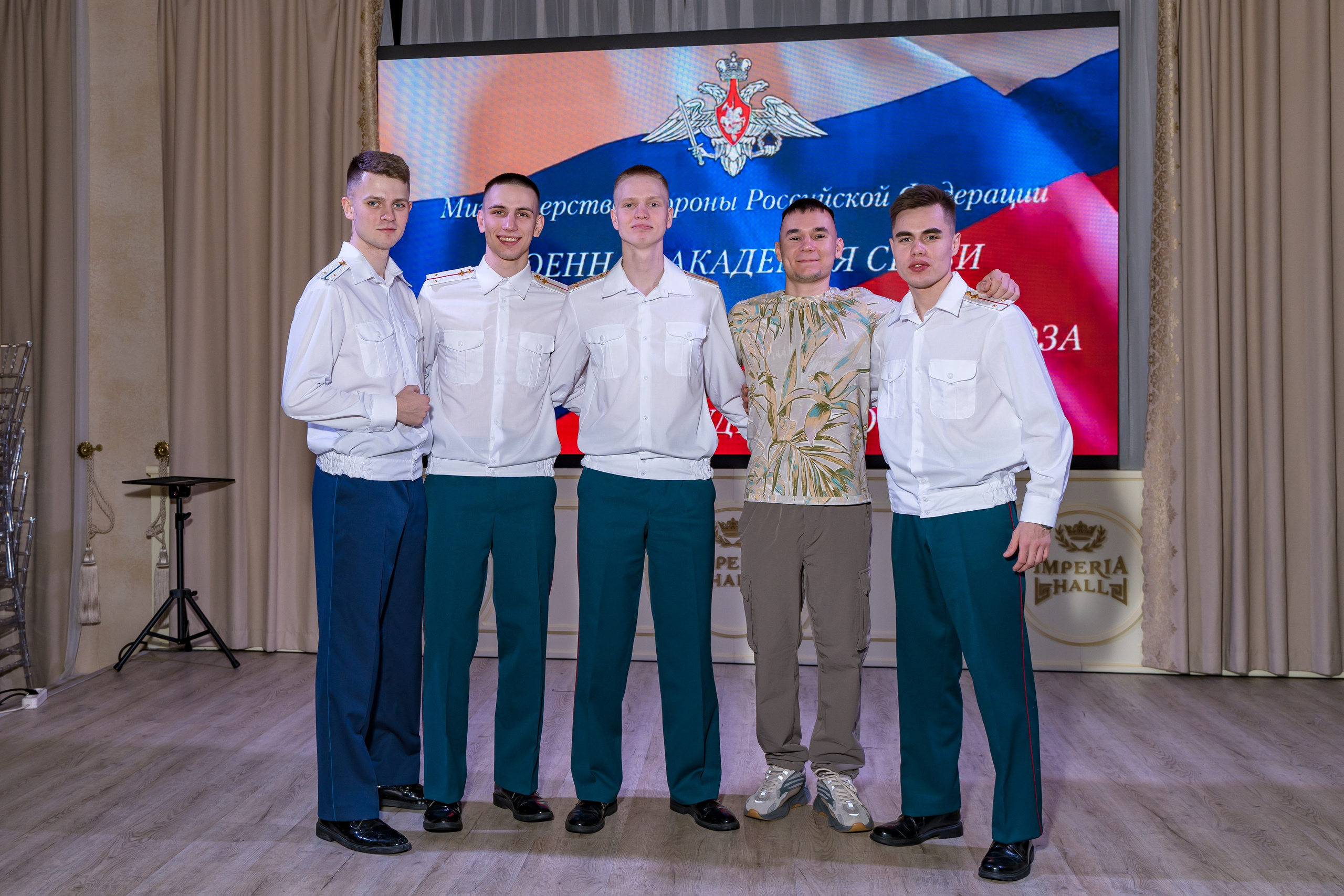 Фотосъемка выпуска военной академии и вручение дипломов