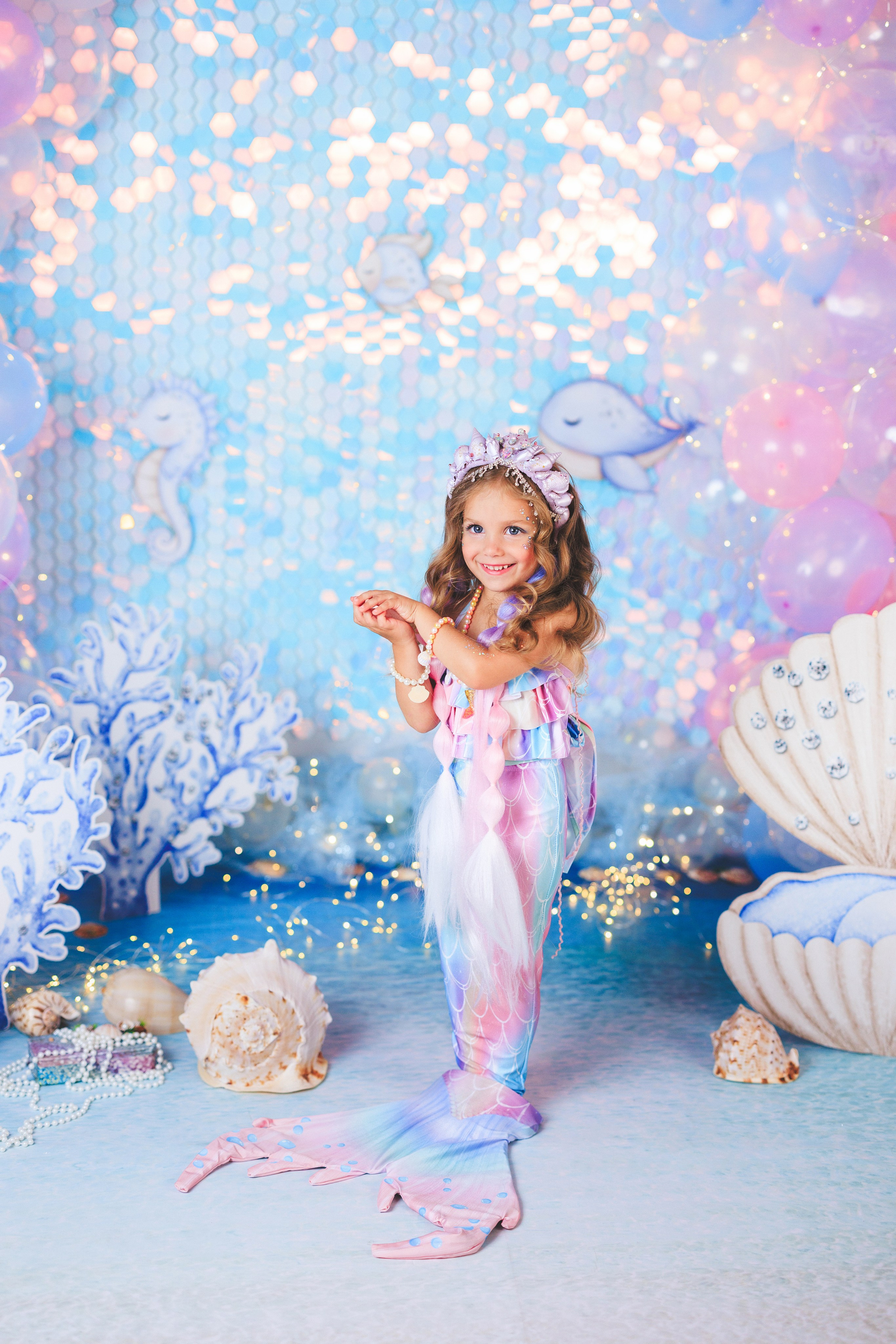 Детская фотосессия в образе «РУСАЛОЧКА», город Краснодар. Семейный и детский фотограф в Краснодаре Анна Трашкова