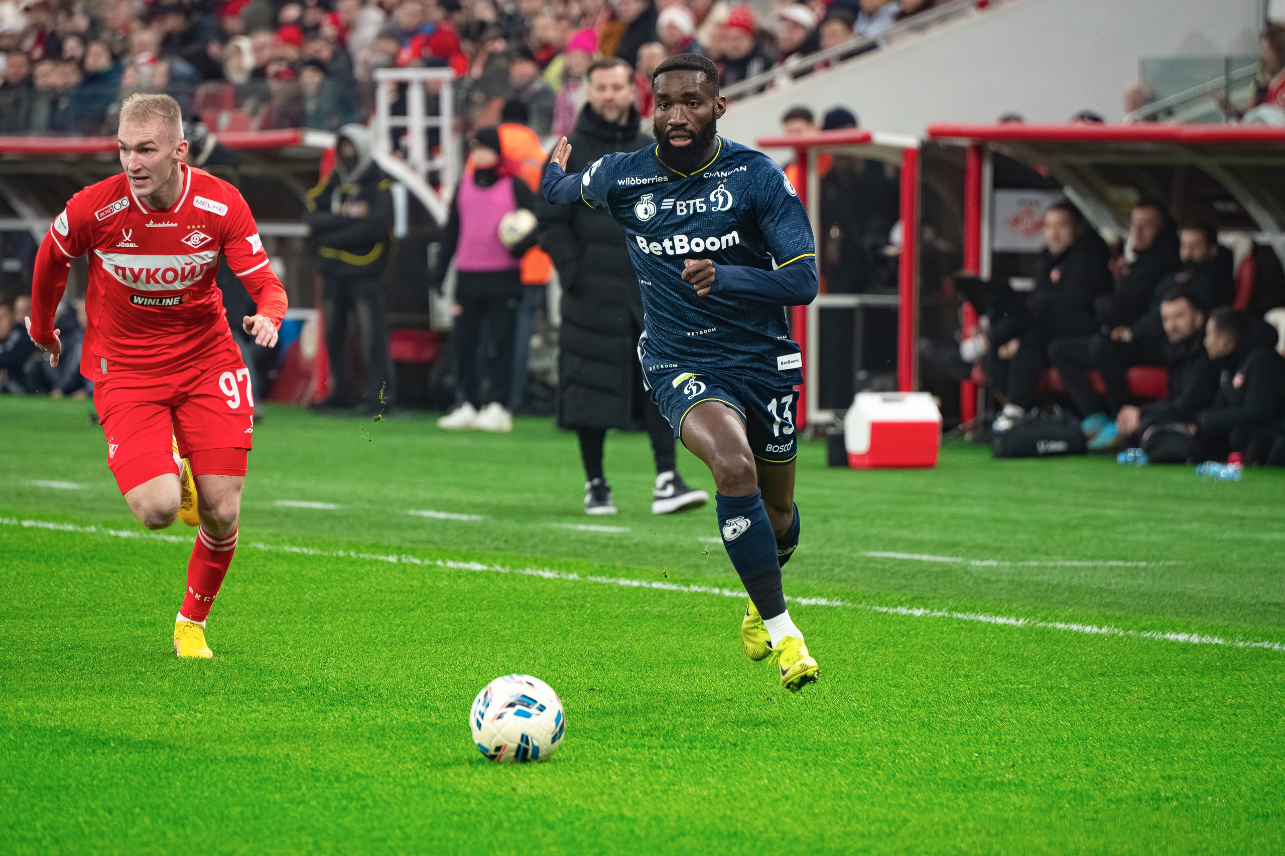 Спартак — Динамо — Чемпионат РПЛ. Спортивная фотосъемка в Москве и Московской области — Спорт в Москве