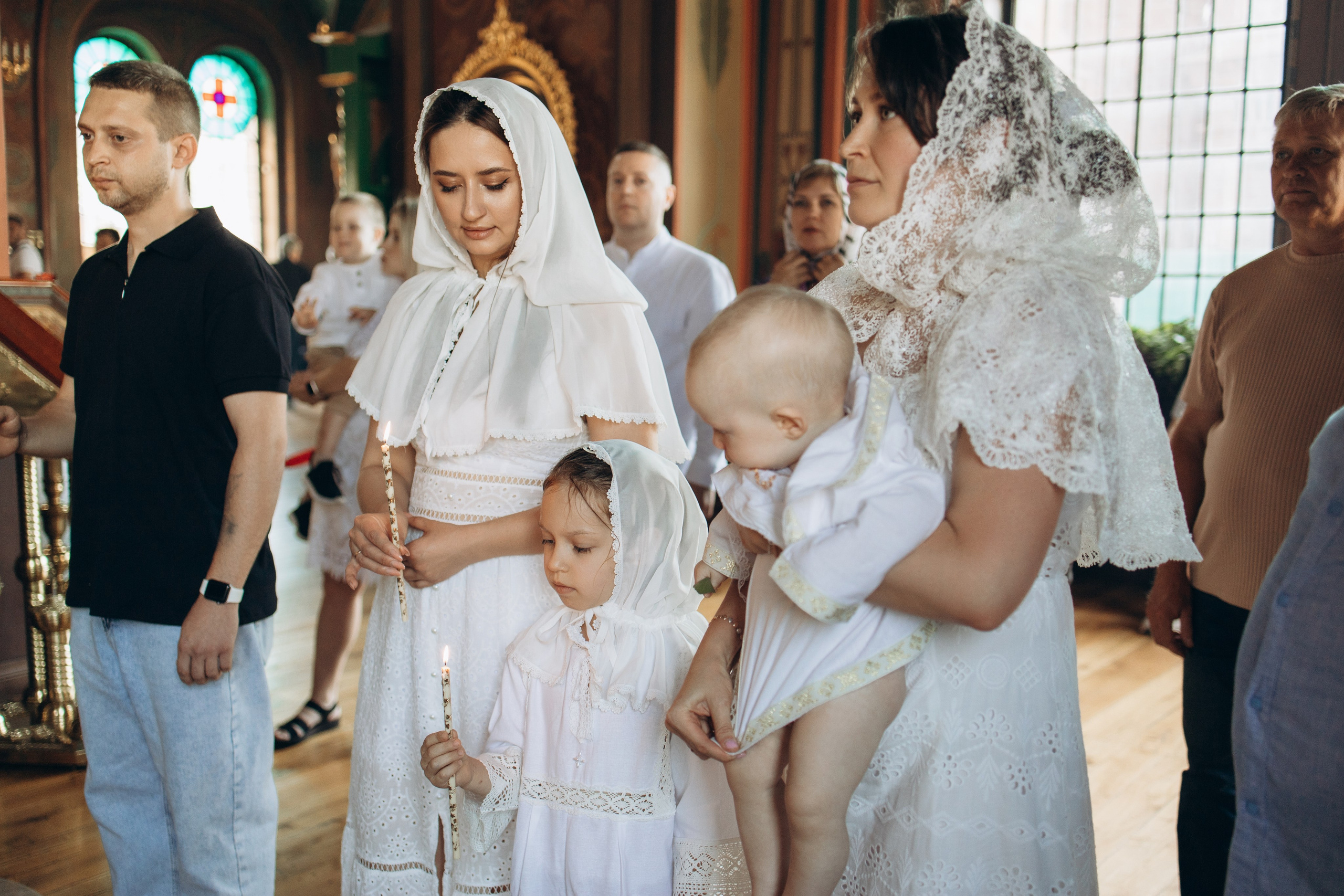 Двойное крещение Анны и Саши. Самый теплый фотограф в Краснодаре Рябоконь Ксения