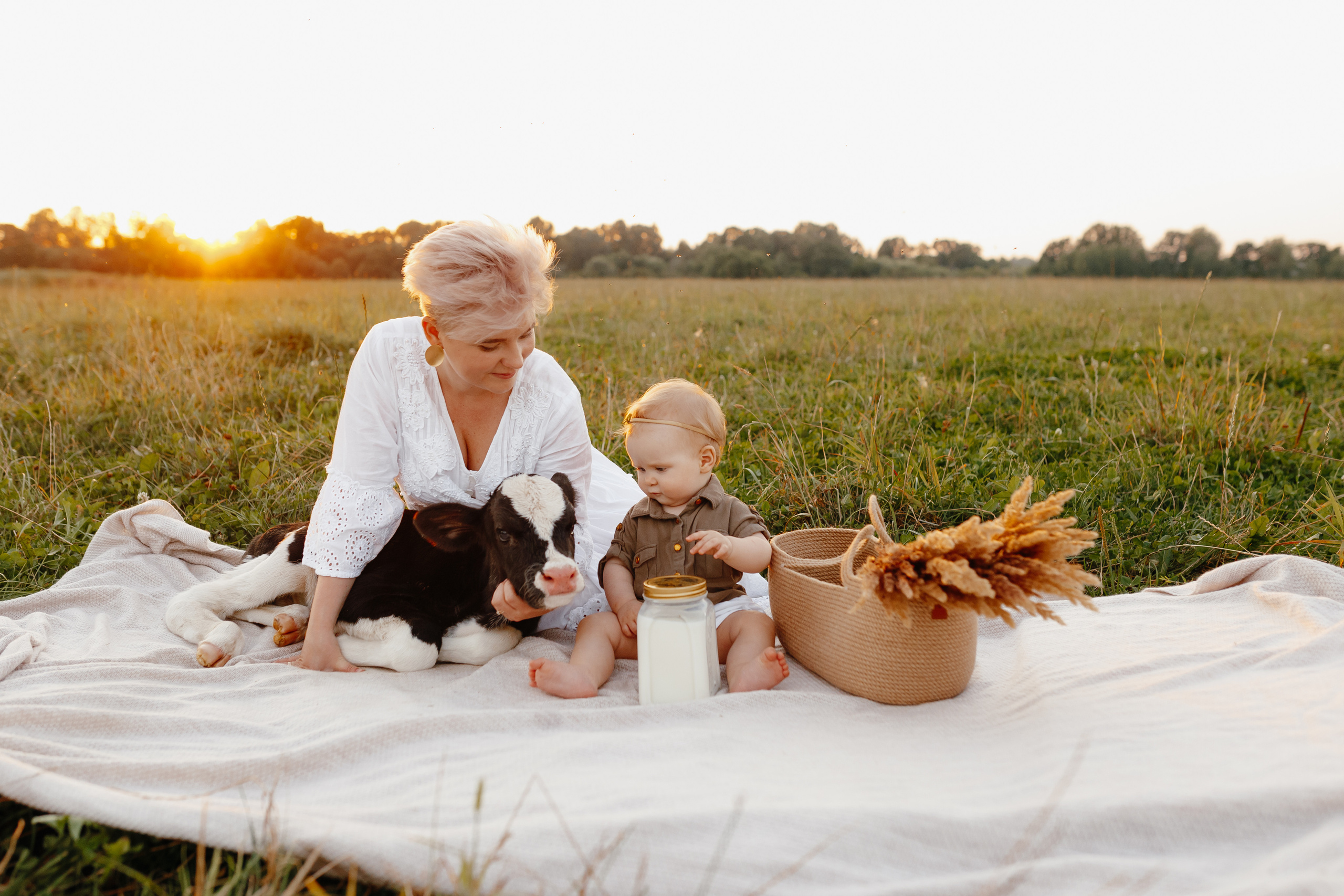 Фотосессия с теленком Витебск