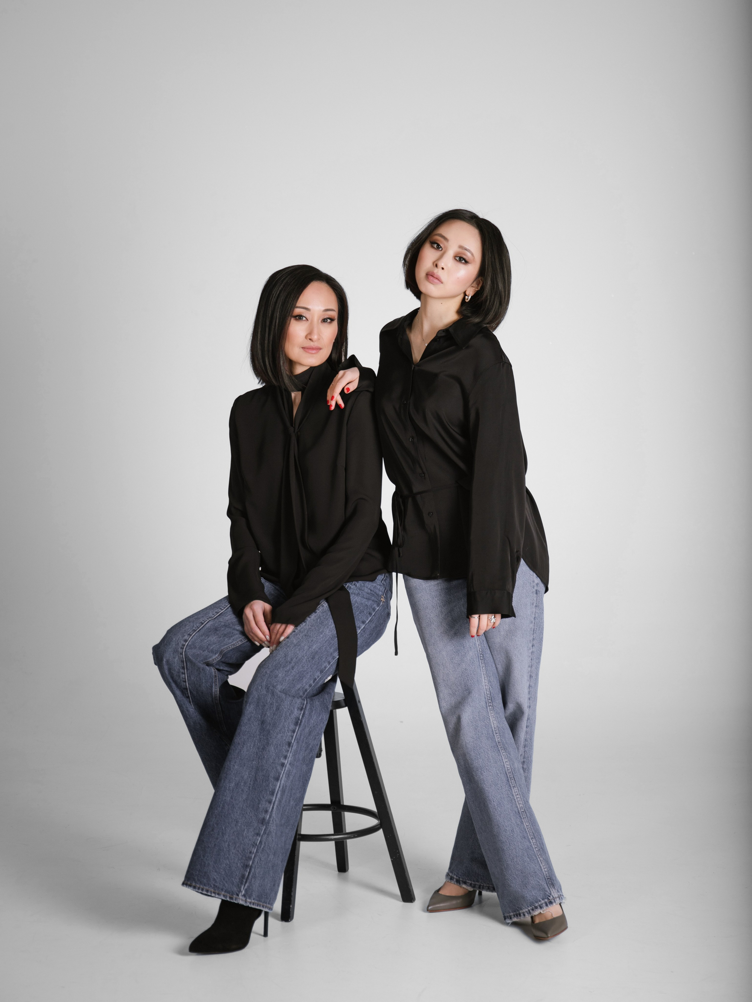 Мама и дочка, студийная съемка. Свадебный и семейный фотограф в Москве Мила Широких