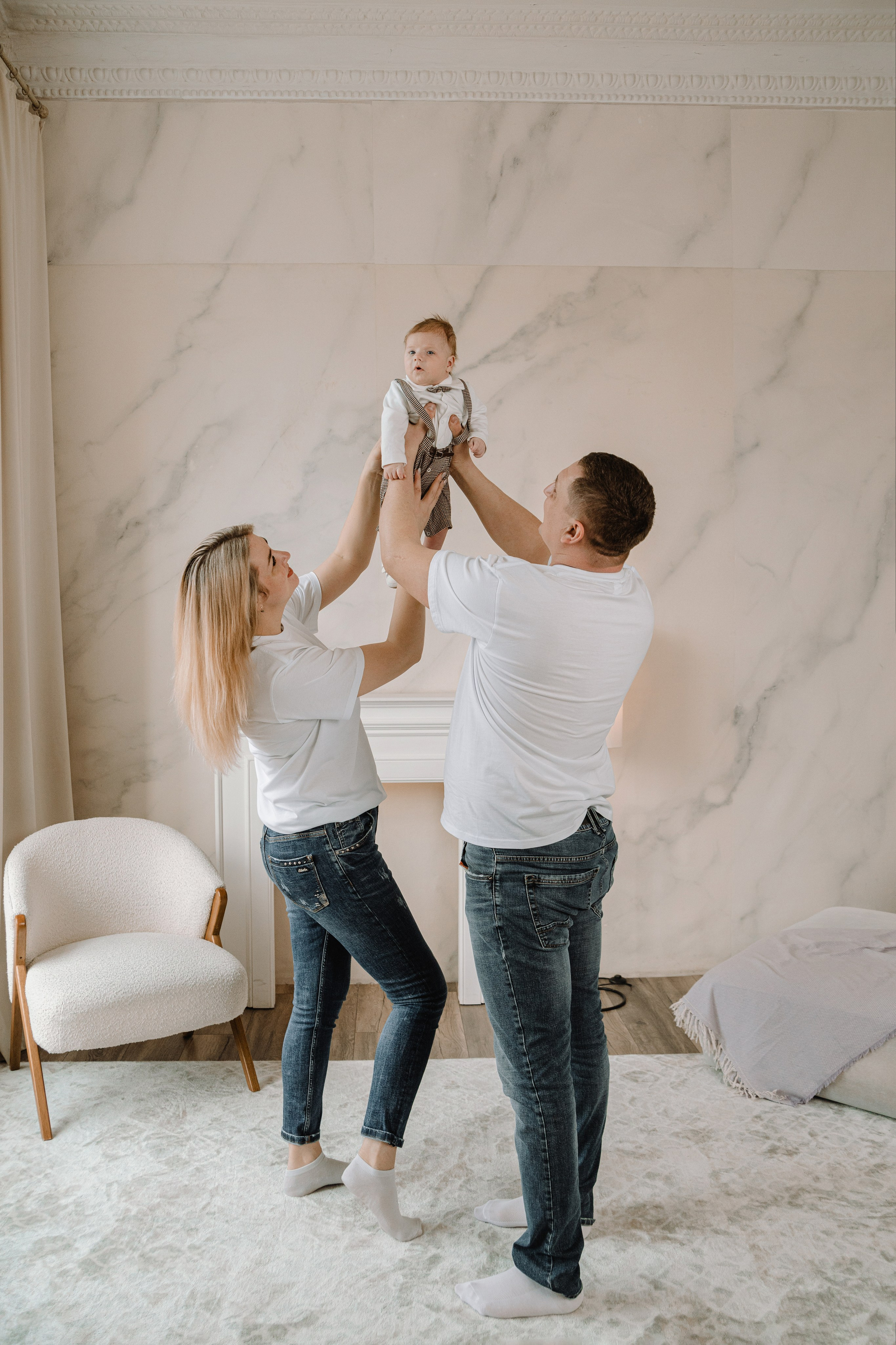 Юлия, Алексей и маленький Максим. Фотограф Воронеж Варвара