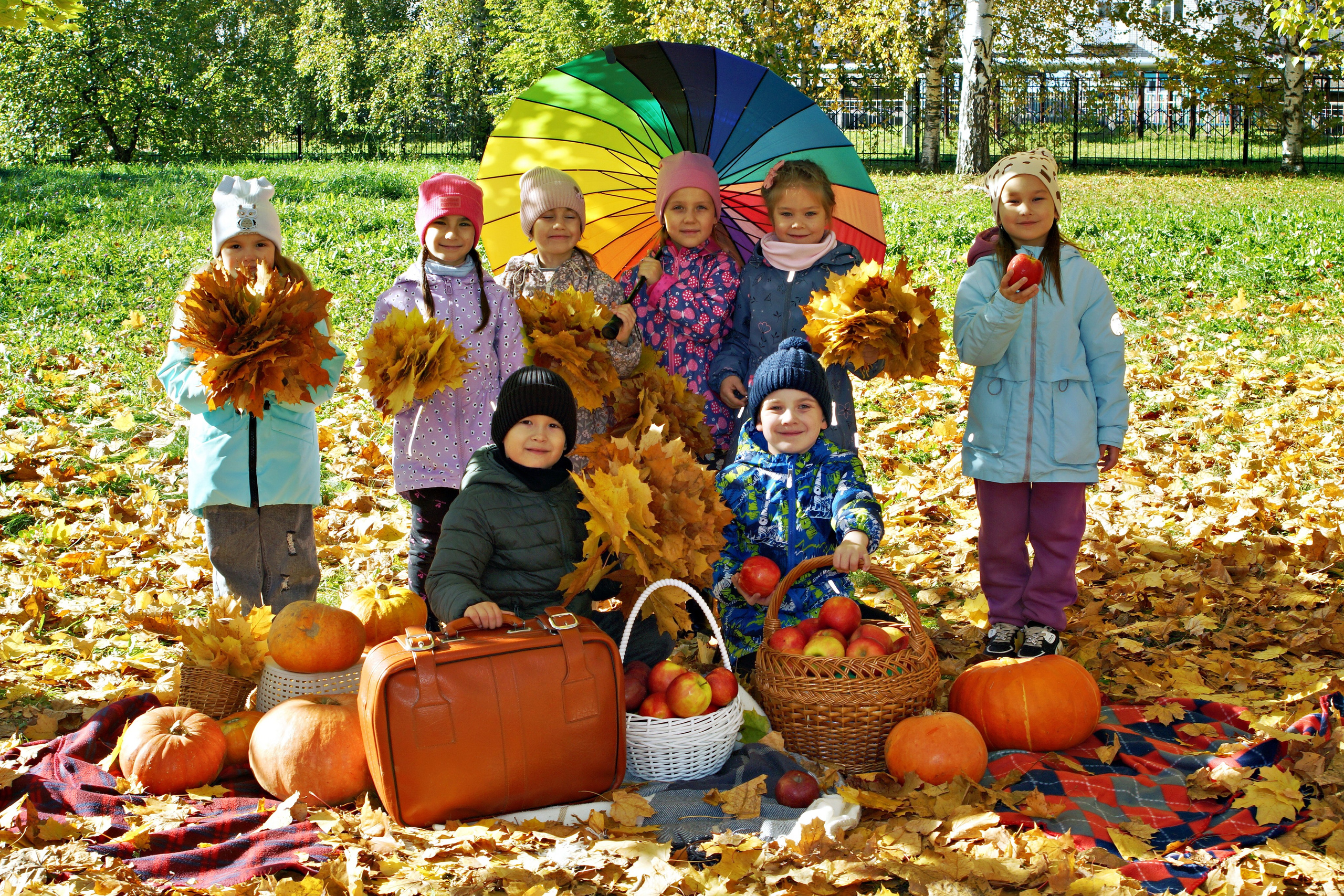 Осенняя фотосессия в детском саду г. Йошкар-Ола