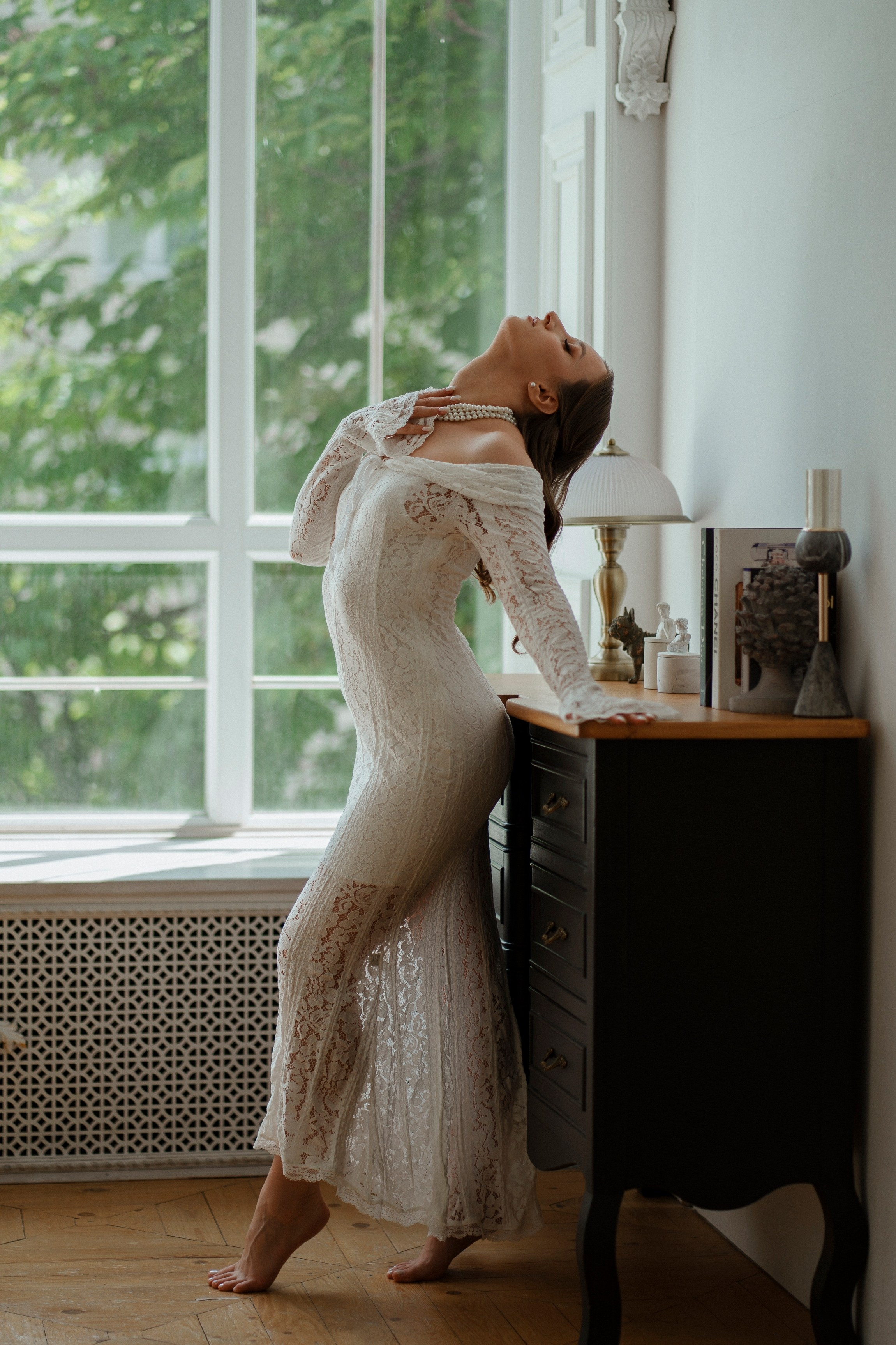 "Свадебная фотосессия в Пензе: нежный образ невесты в студии".