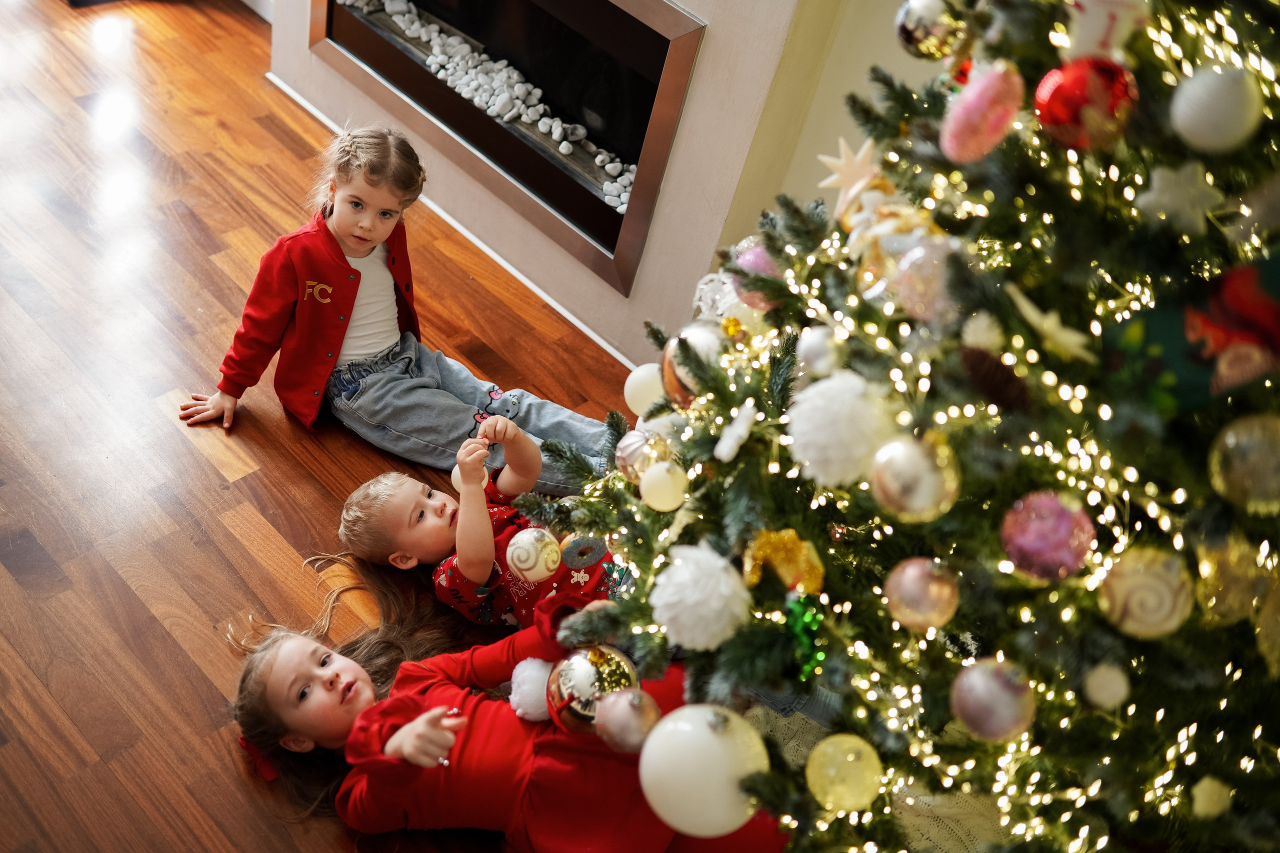 Встреча Деда Мороза. Семейный lifestyle фотограф Наталья Разгуляева в Москве