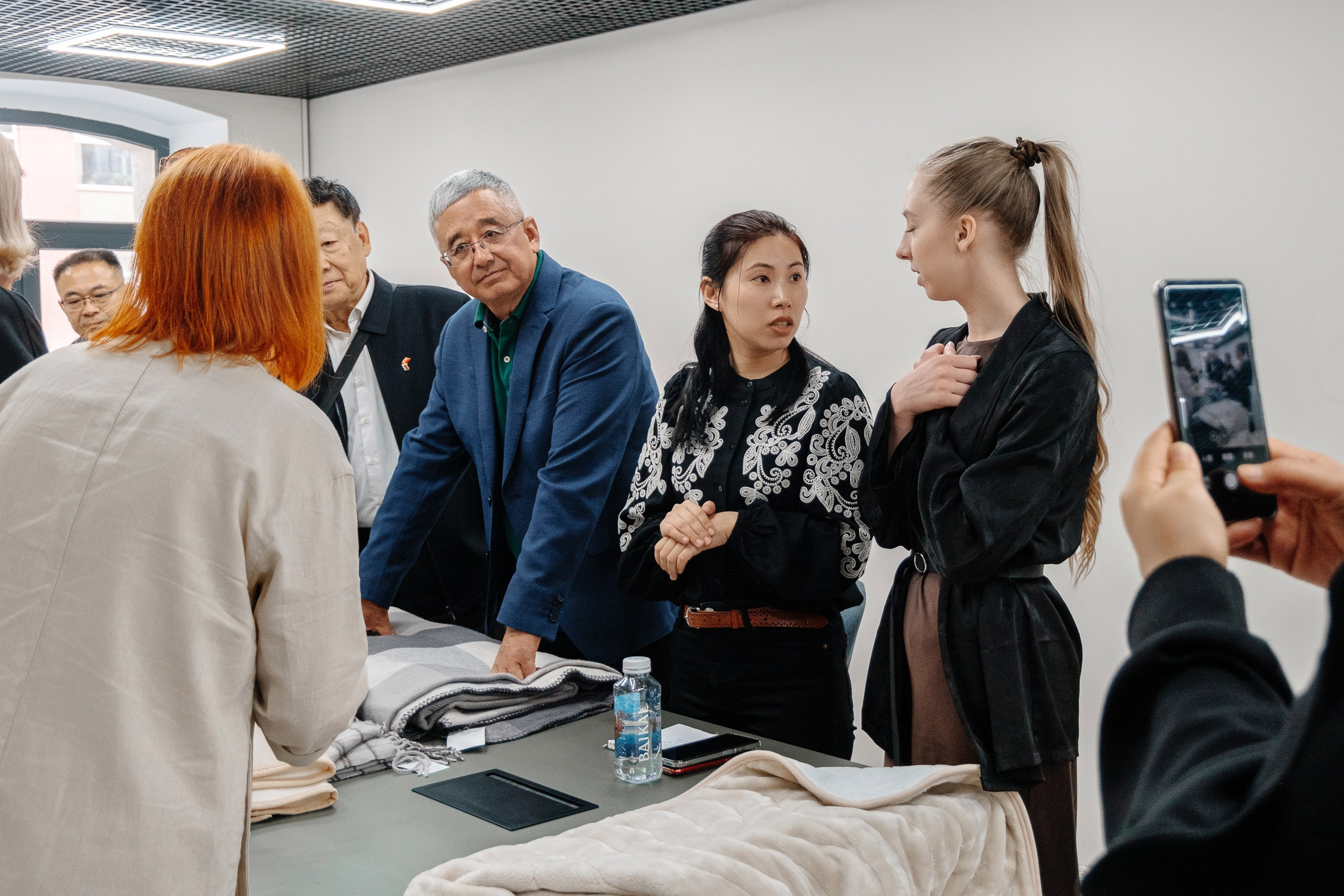 Делегация Китая в Ивановской текстильной компании