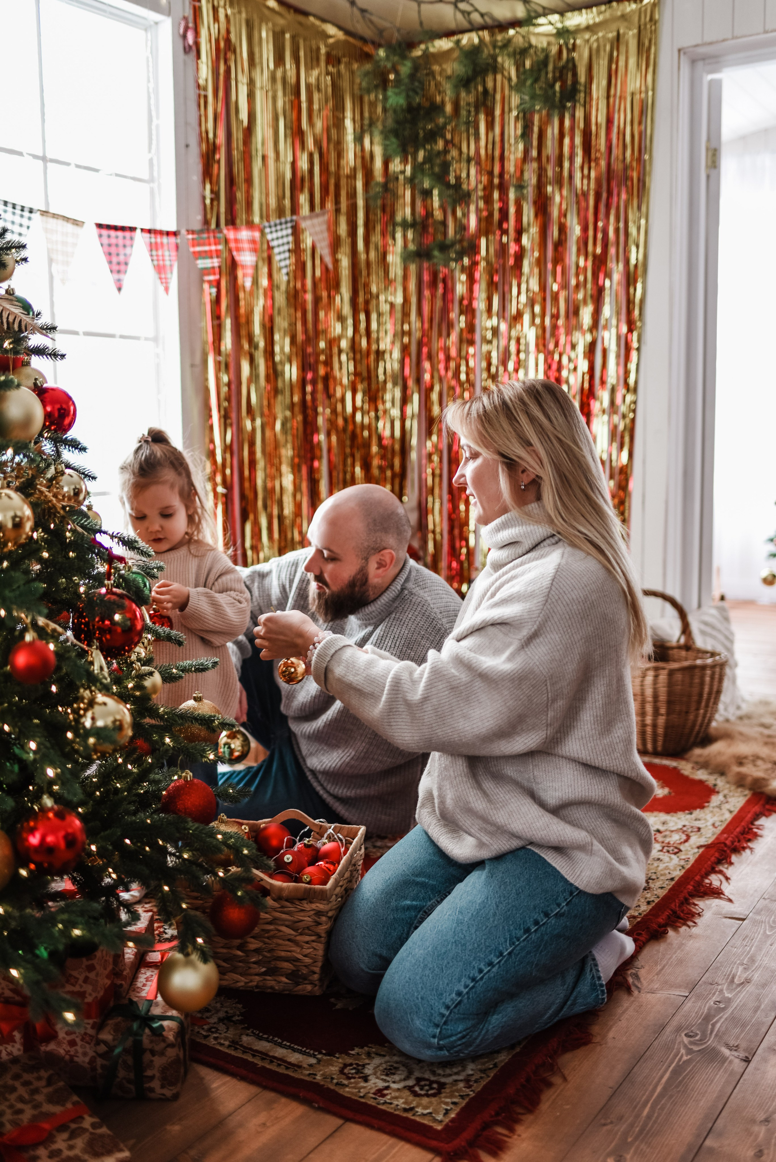 Семейная новогодняя. Семейный и детский фотограф во Фрязино, Ивантеевке и Щелково Матвеева