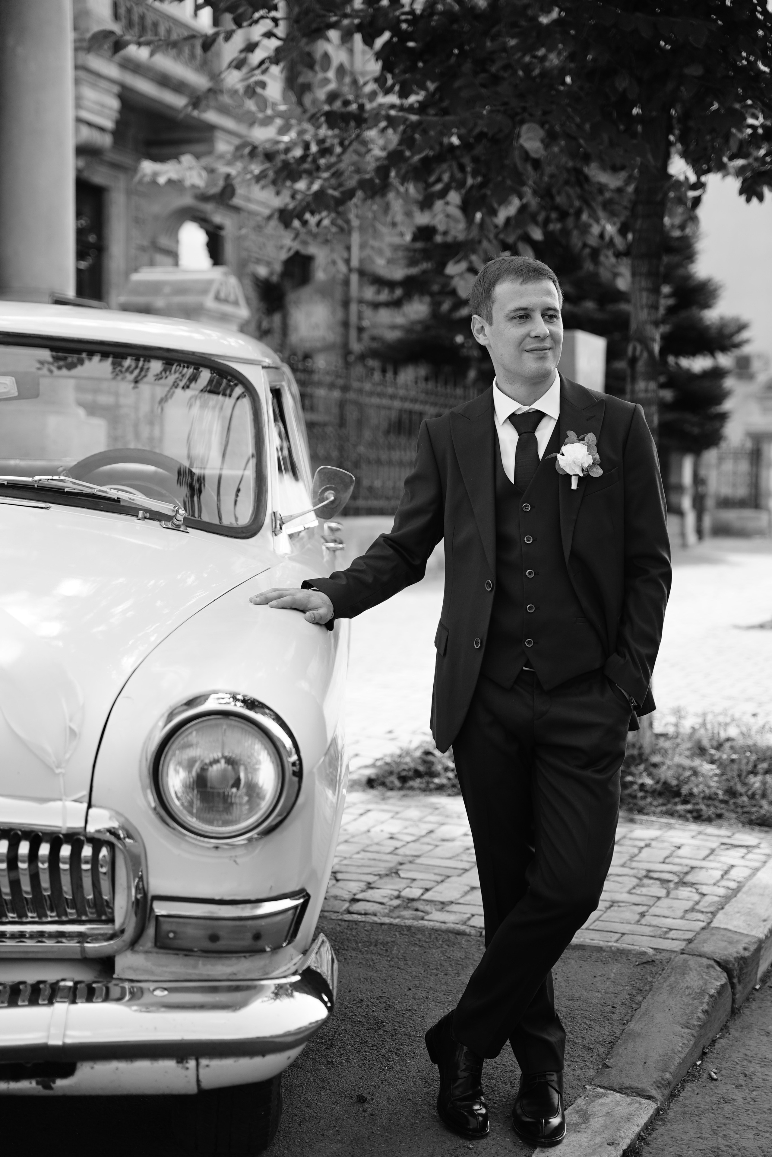 Андрей и Алина чб. Свадебный фотограф в Самаре Анна Ковалева