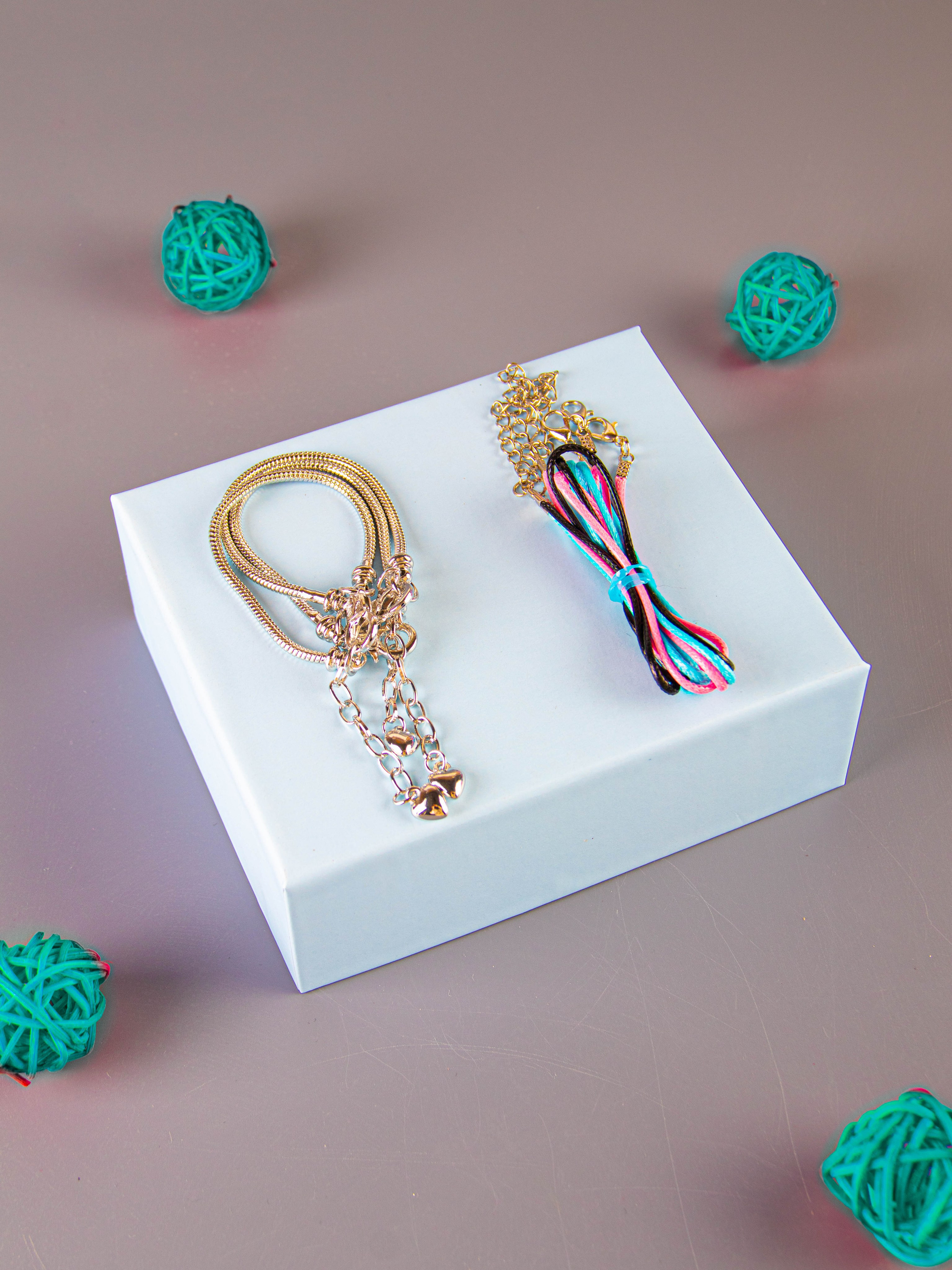 Набор по созданию браслетов (голубой). «Матрица»