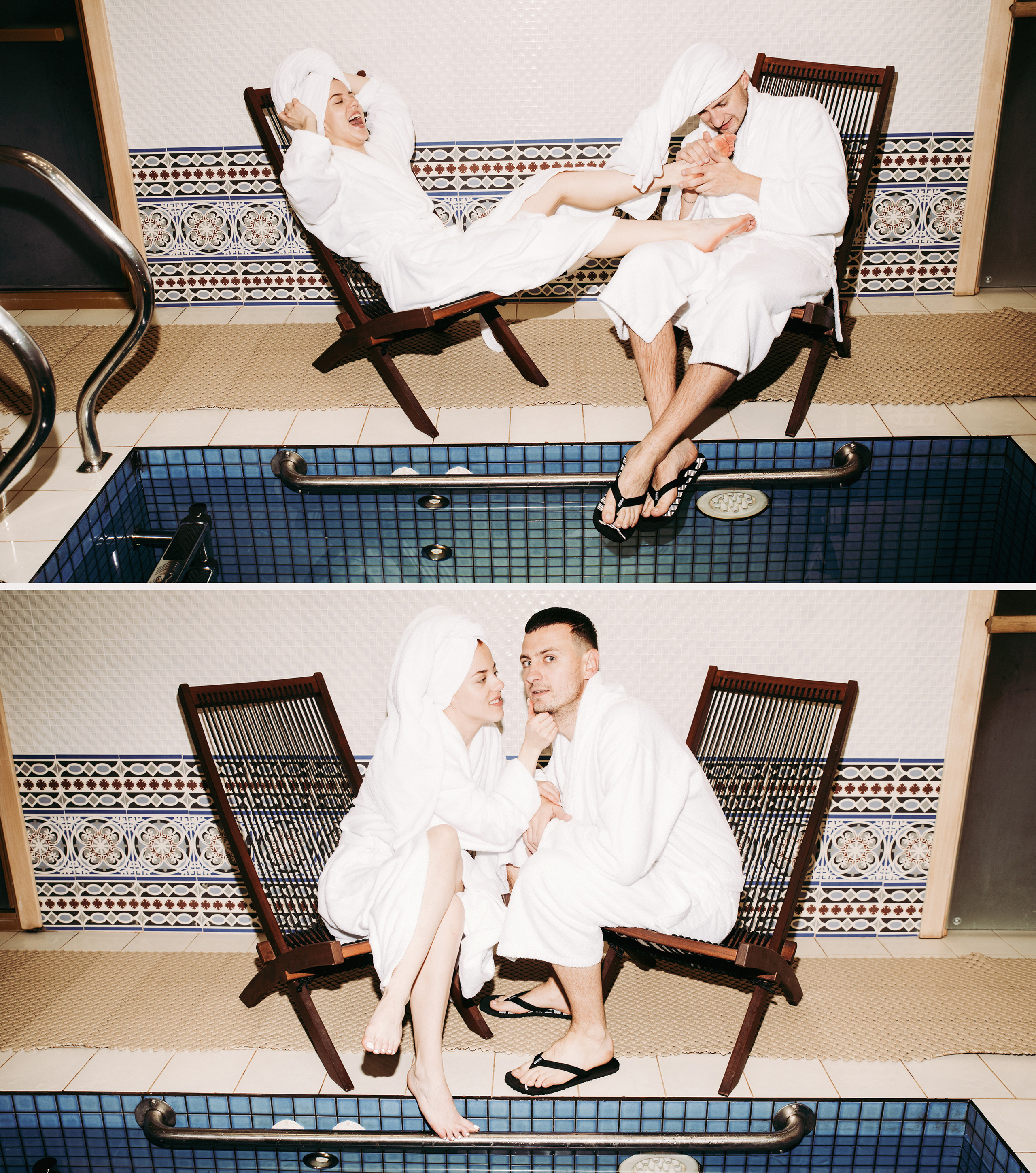 Прыгая в бассейн. Свадебный фотограф в Калуге Алексей Климов