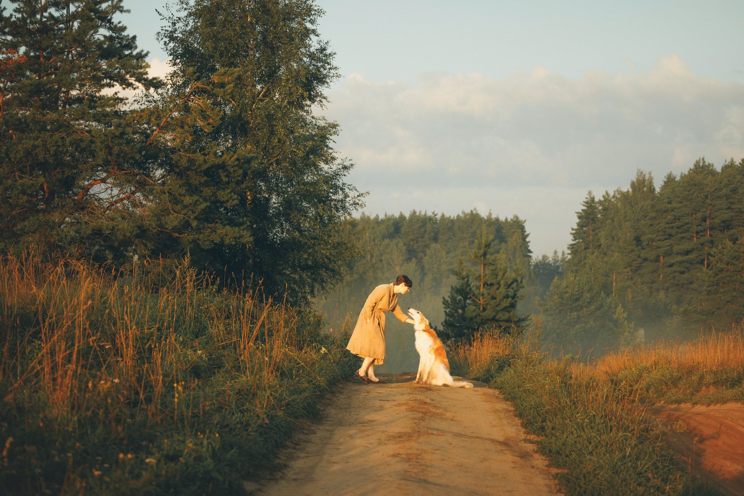 Сергей, Оксана и Жара. Фотограф анималист Осипчикова Мария