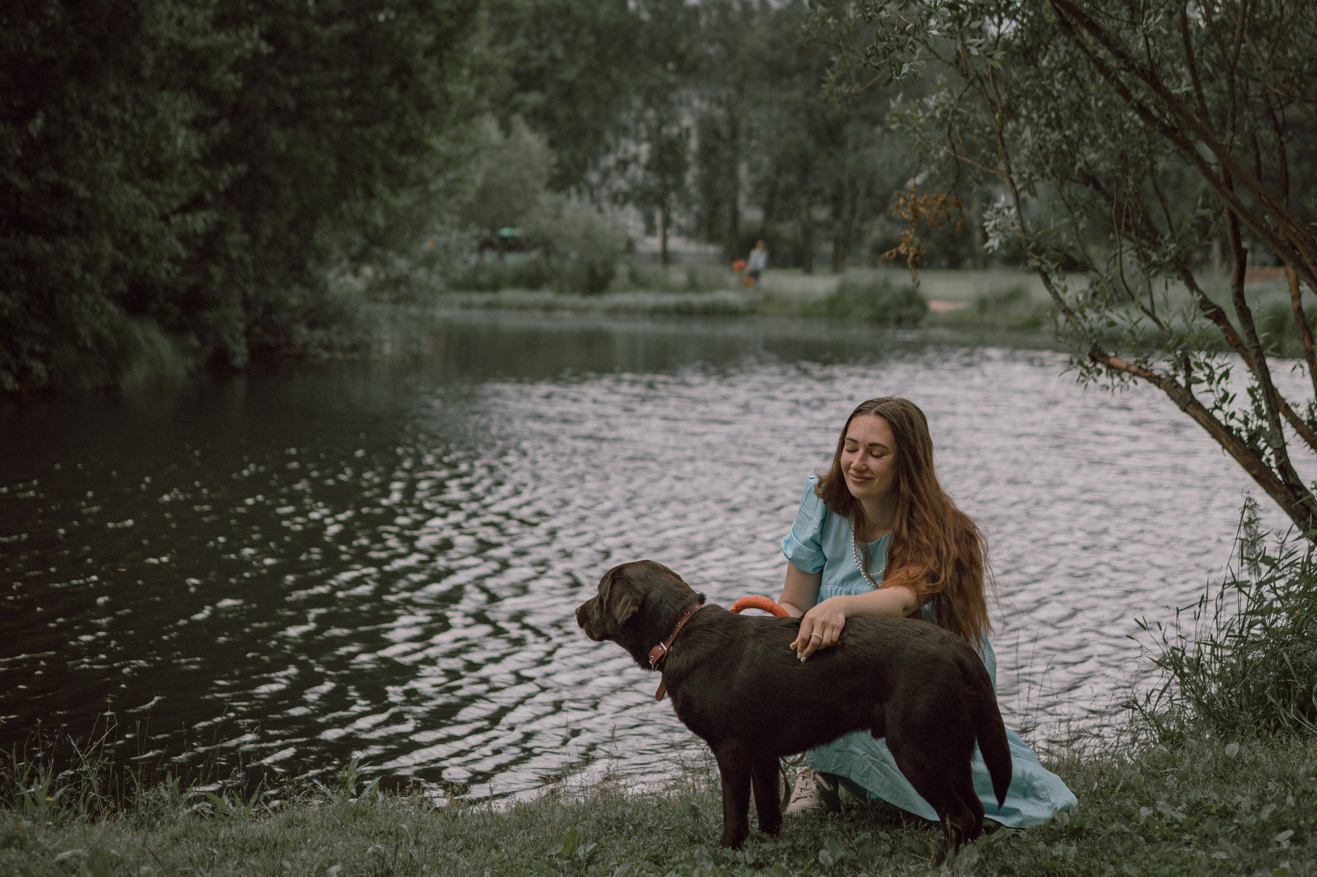 Оля и шоколадный Тимофей. Фотограф — анималист •love-story•|Санкт-Петербург