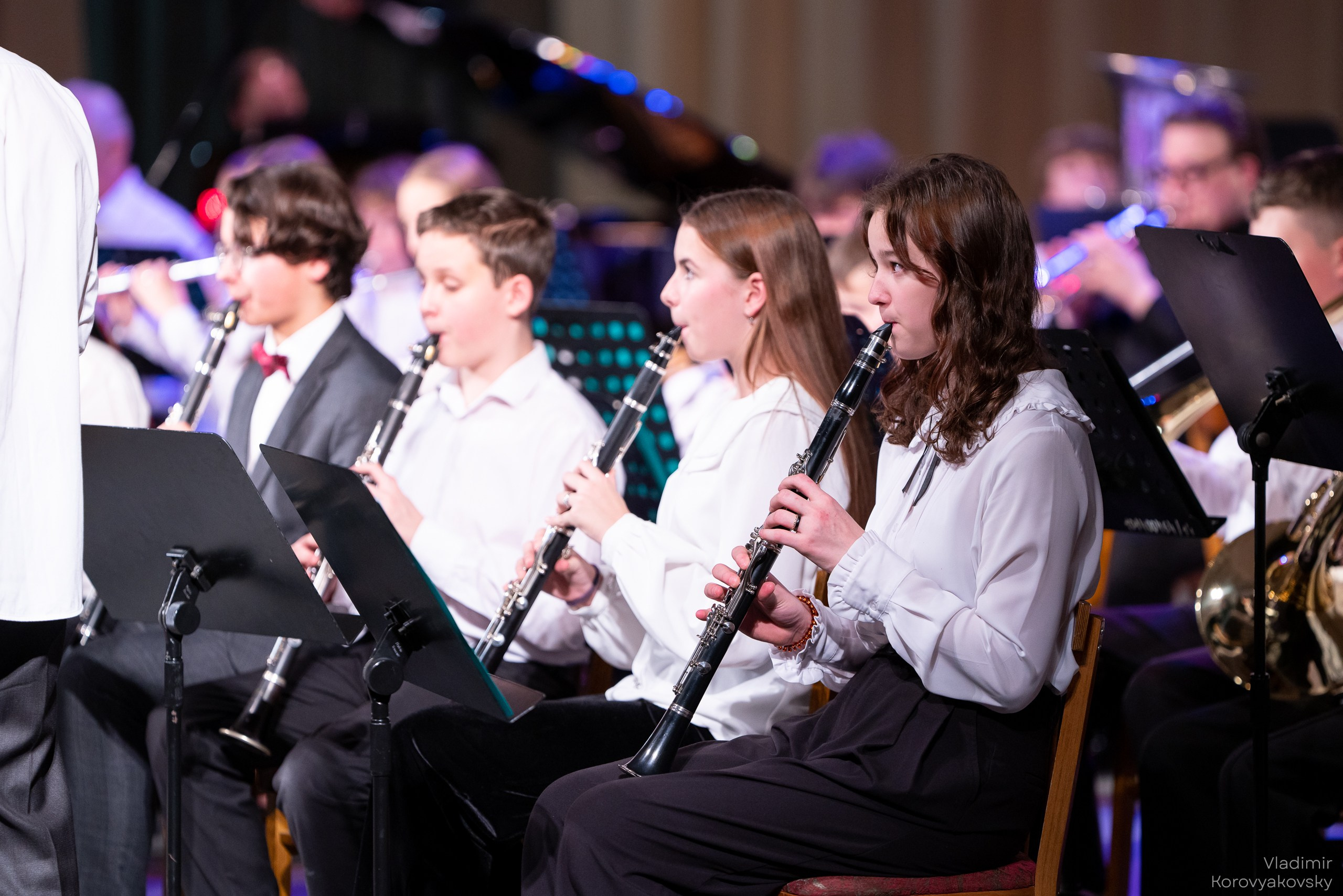 Новогодний концерт Духового оркестра ЦГИ. Фотограф Владимир Коровяковский