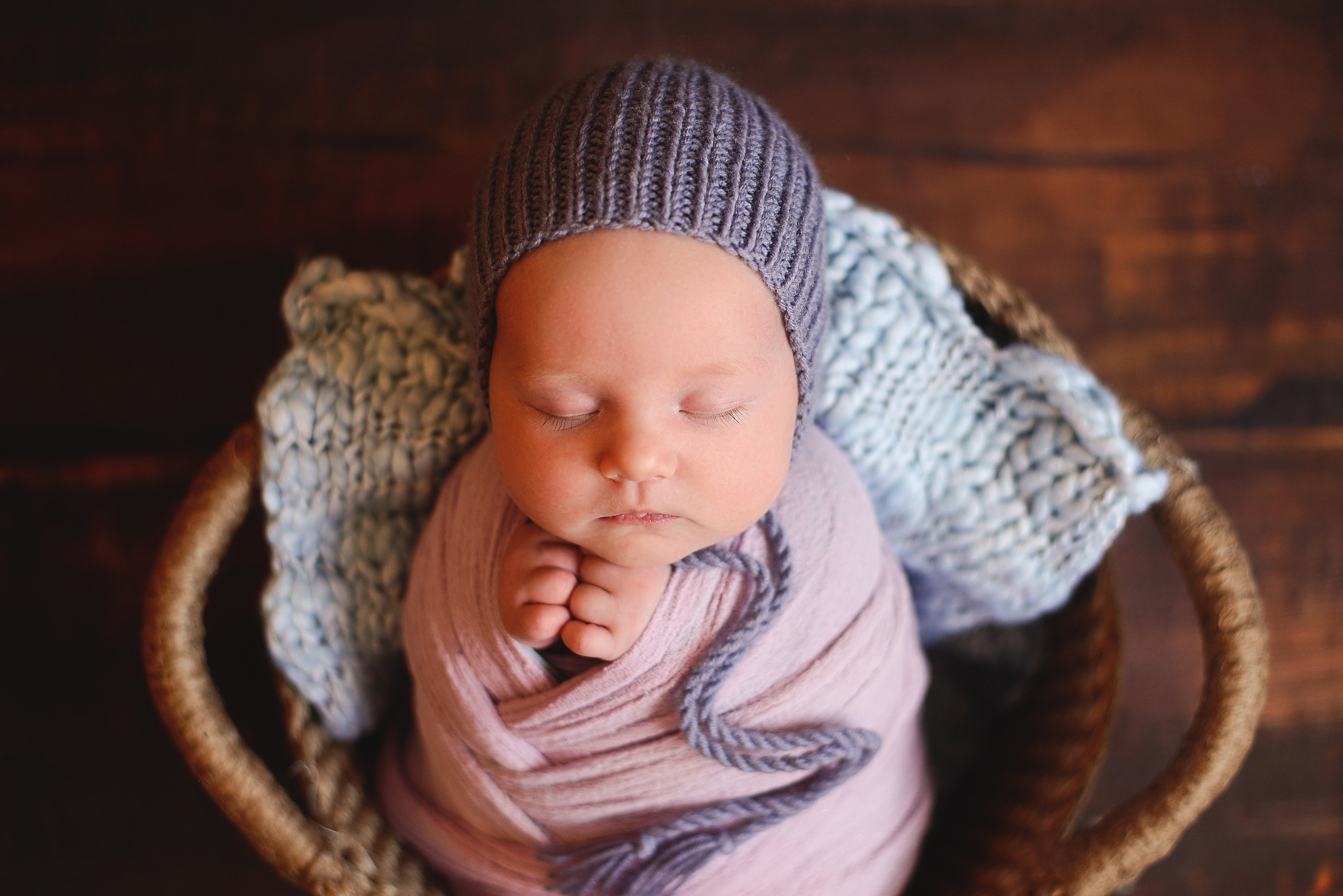 Аделина 1 месяц. Фотограф новорожденных Кемерово Анастасия Шромова