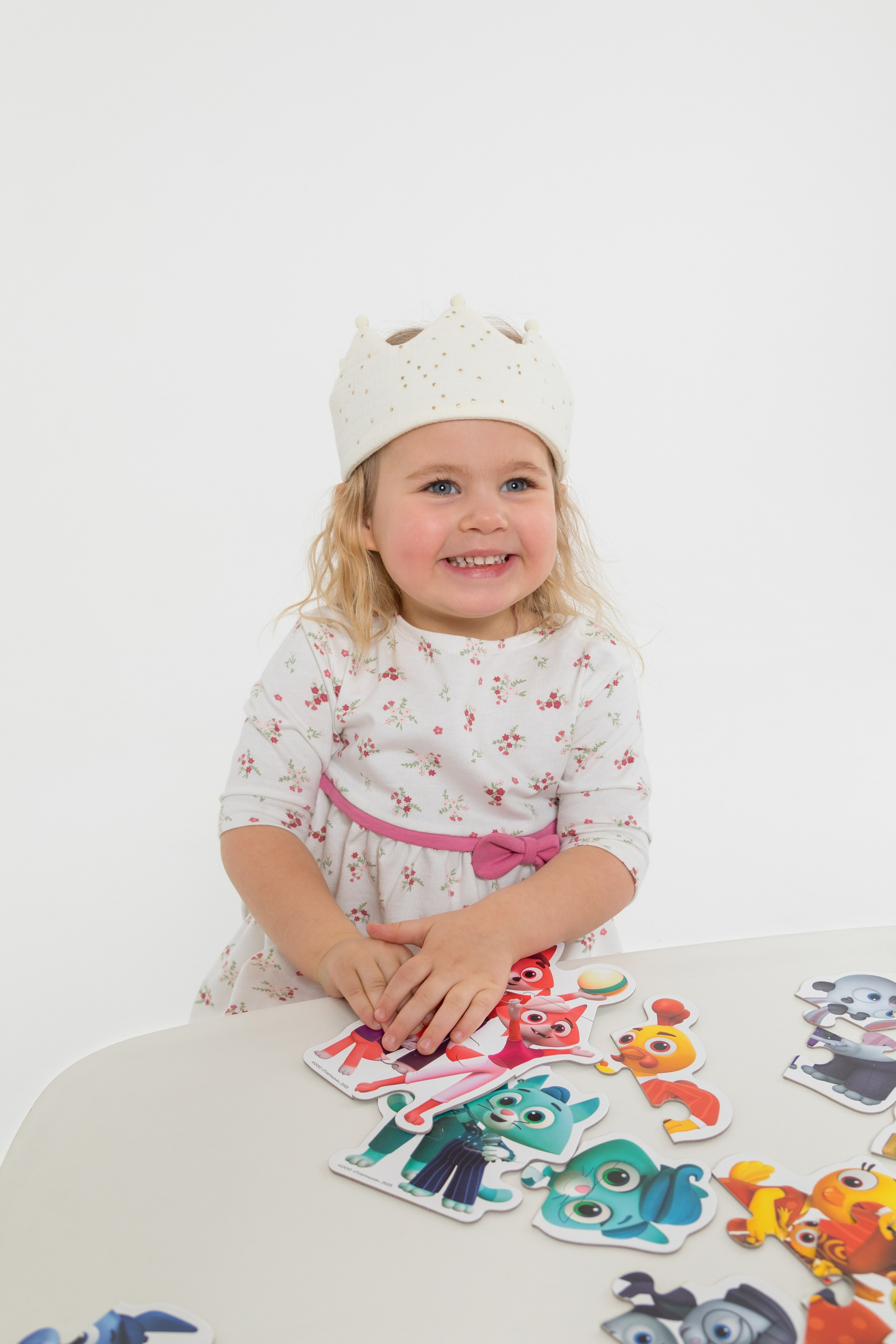 Имиджевая и каталожная съёмка для бренда детских пазлов. Детский и контент фотограф Надя Волкова Санкт-Петербург