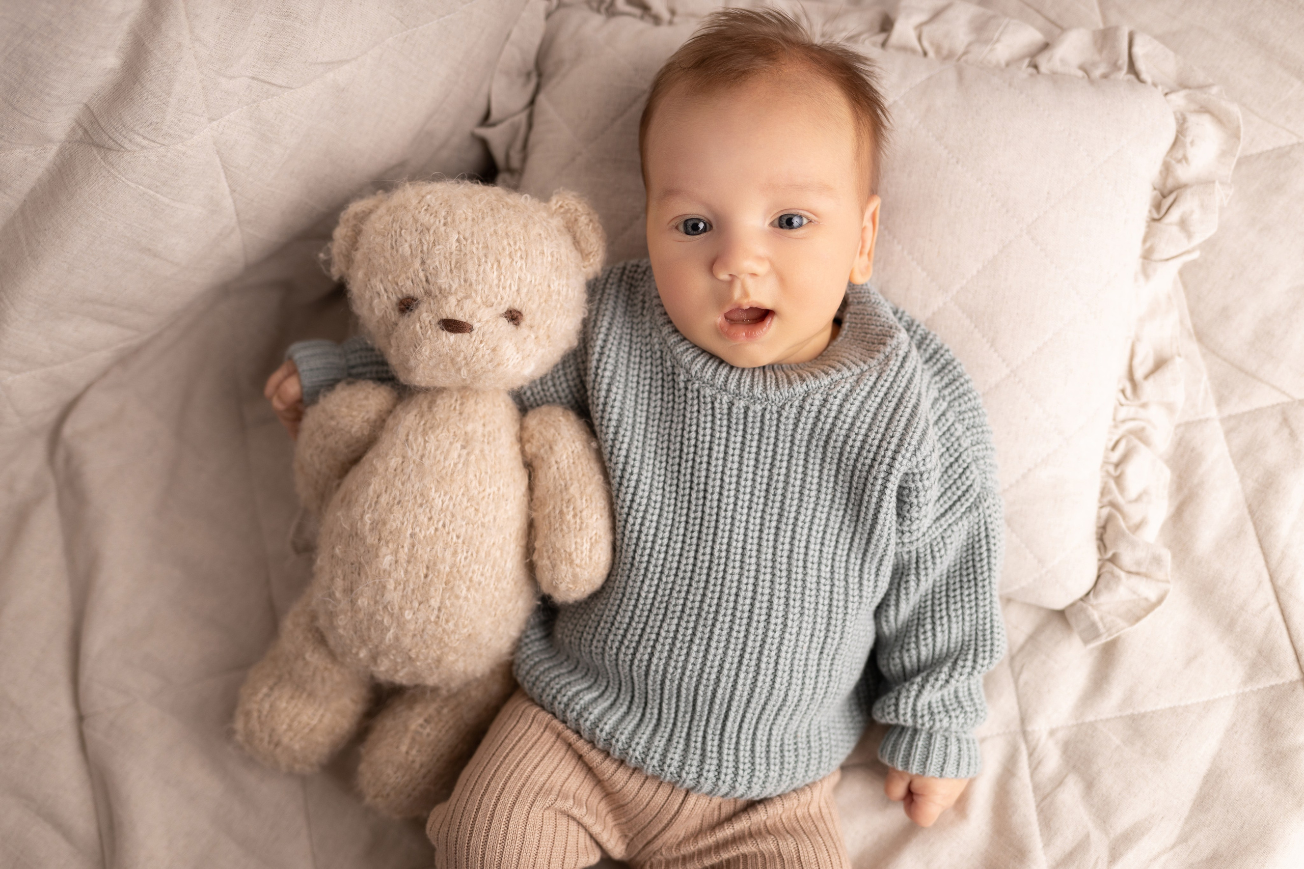 Newborn съемка в стиле Лайф. Фотограф новорожденных малышей в Омске и Омской области Эльвира Камаева