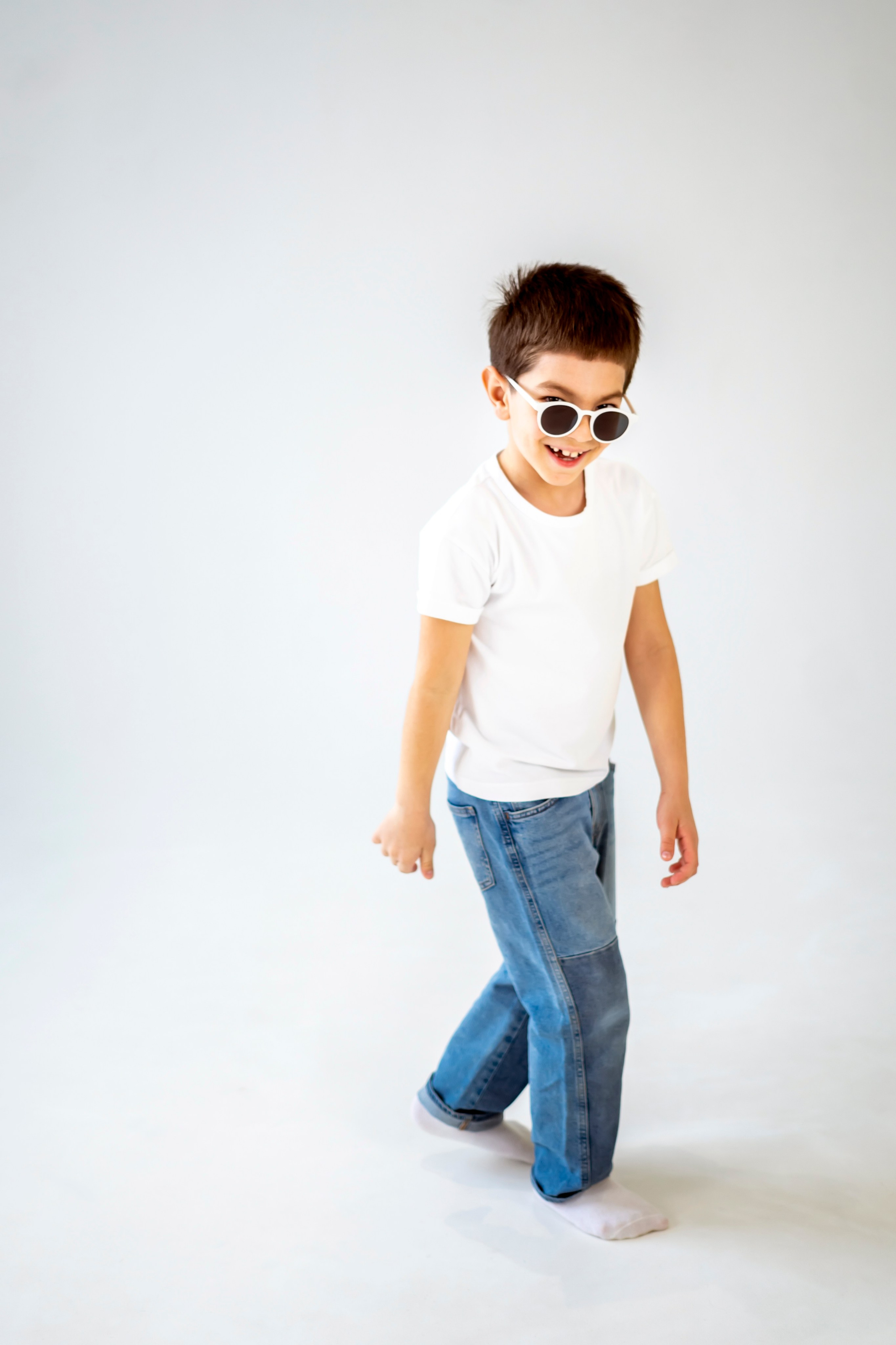 Детки на циклораме. Семейный и детский фотограф в Хабаровске Анна Гриневич