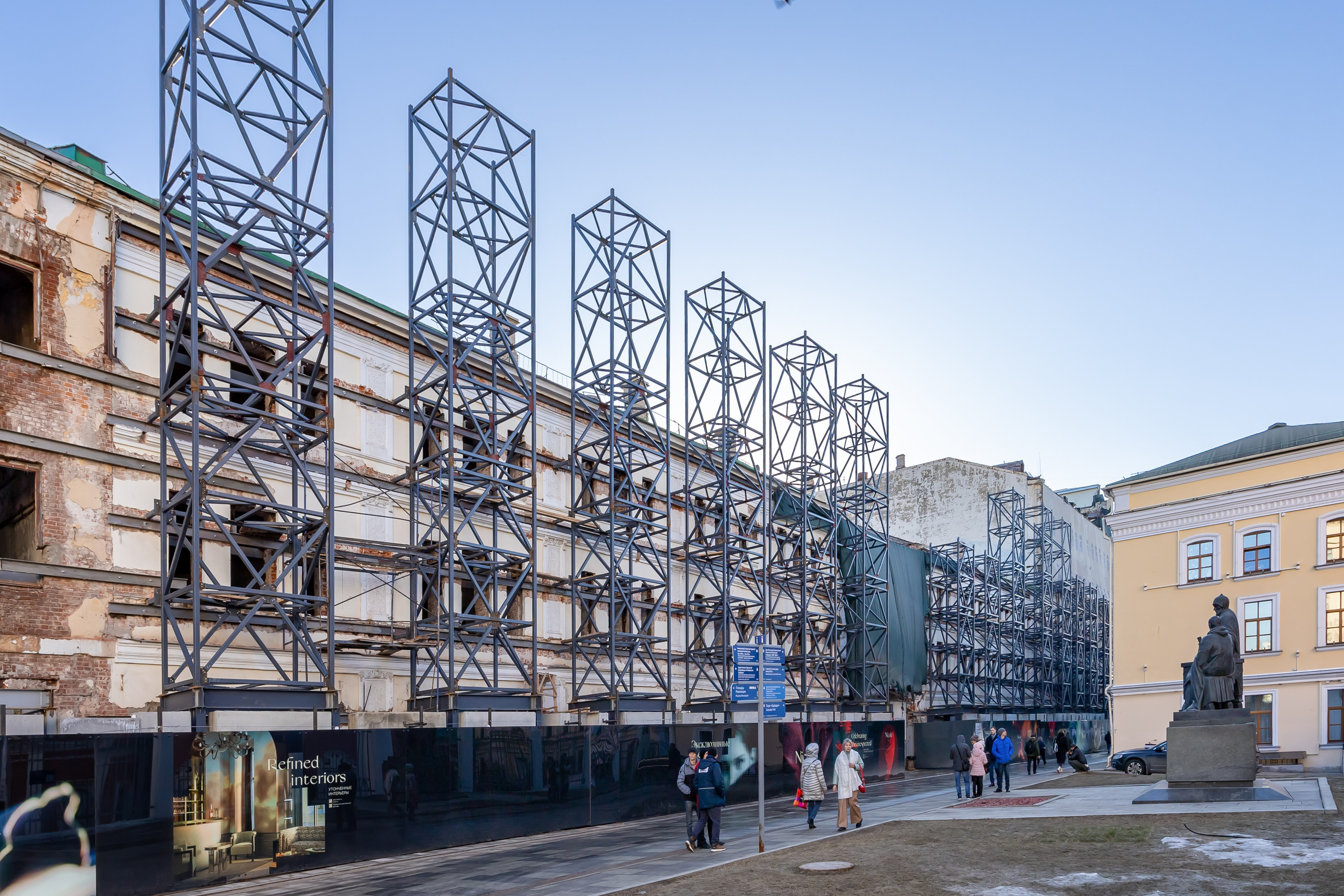 Съемка для строительной компании в Богоявленском переулке. Интерьерный фотограф в Москве Сергей Чекмезов