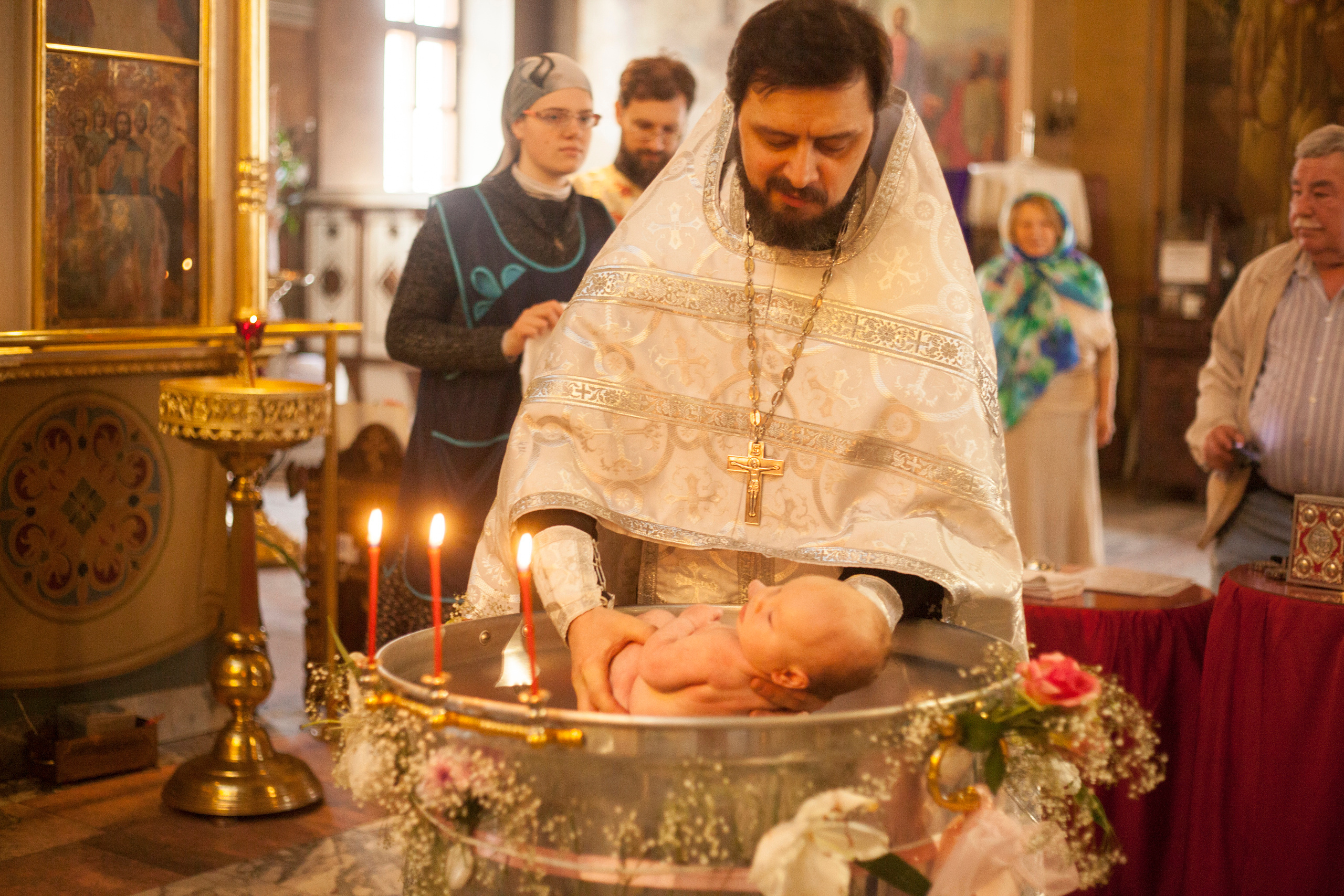 Таинство крещения. Фотограф Алёна Потёмкина