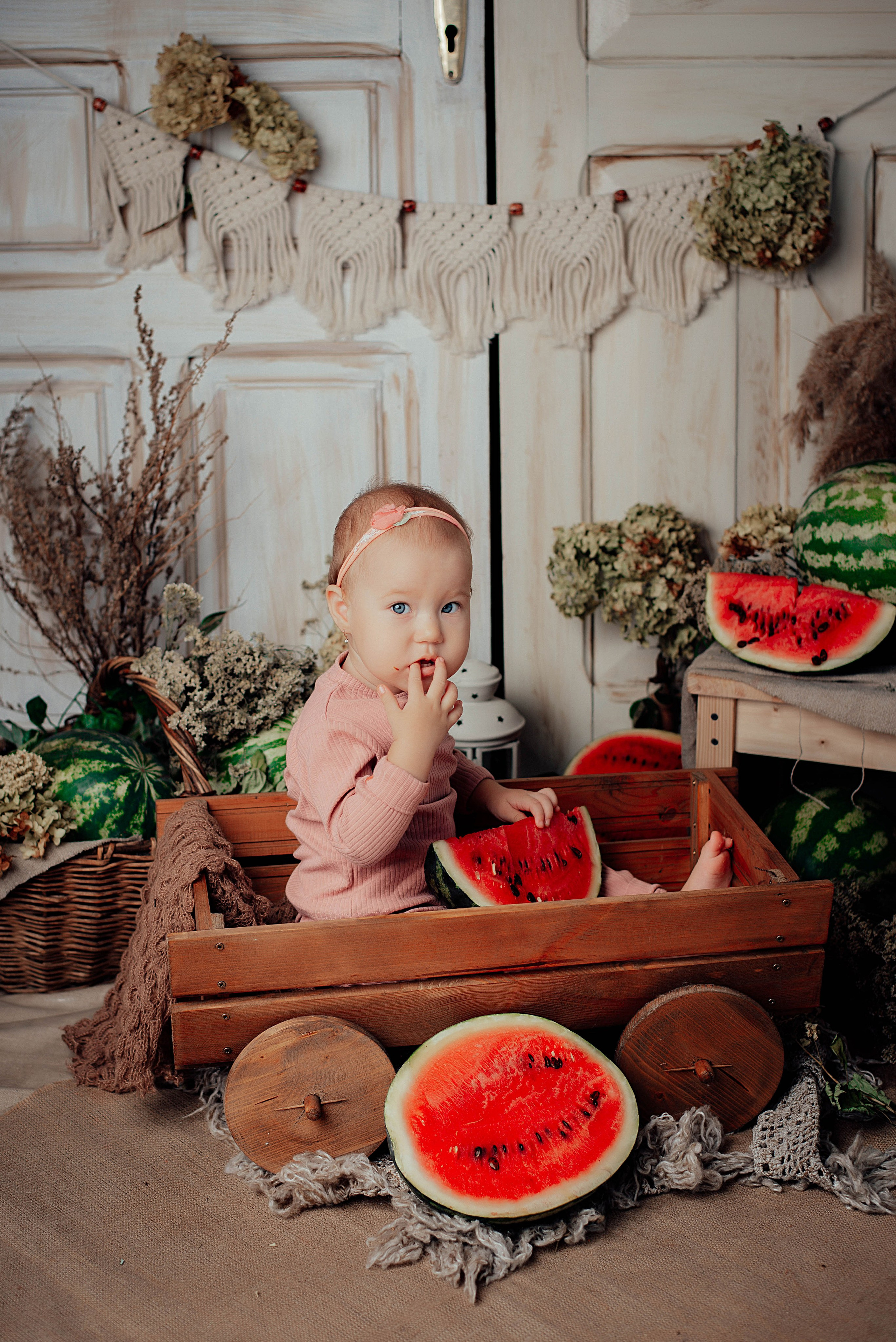 Арбузный фотопроект. Семейный и детский фотограф новорожденных Ульяновск