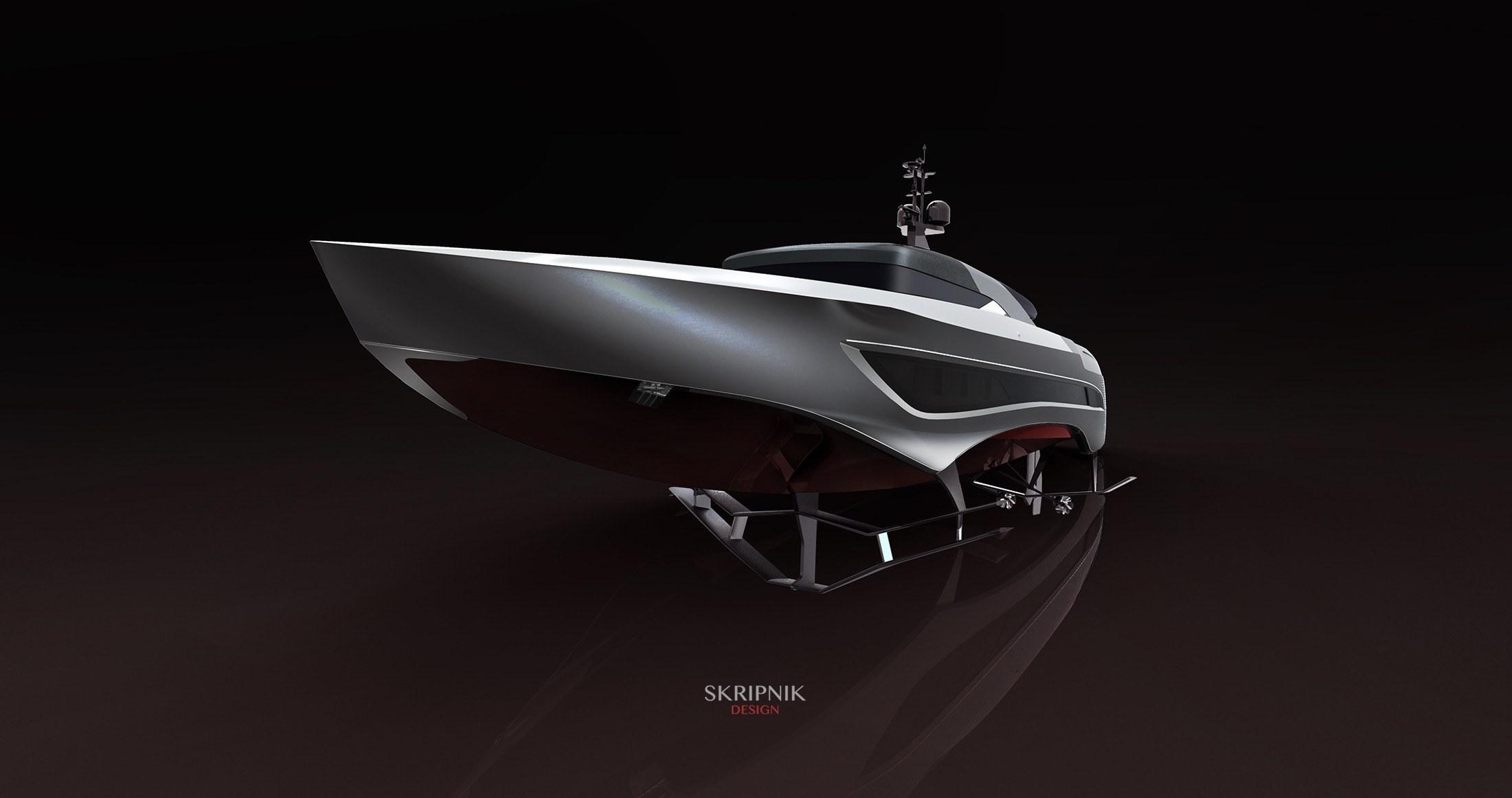 Hydrofoil yacht project 37 m. Home