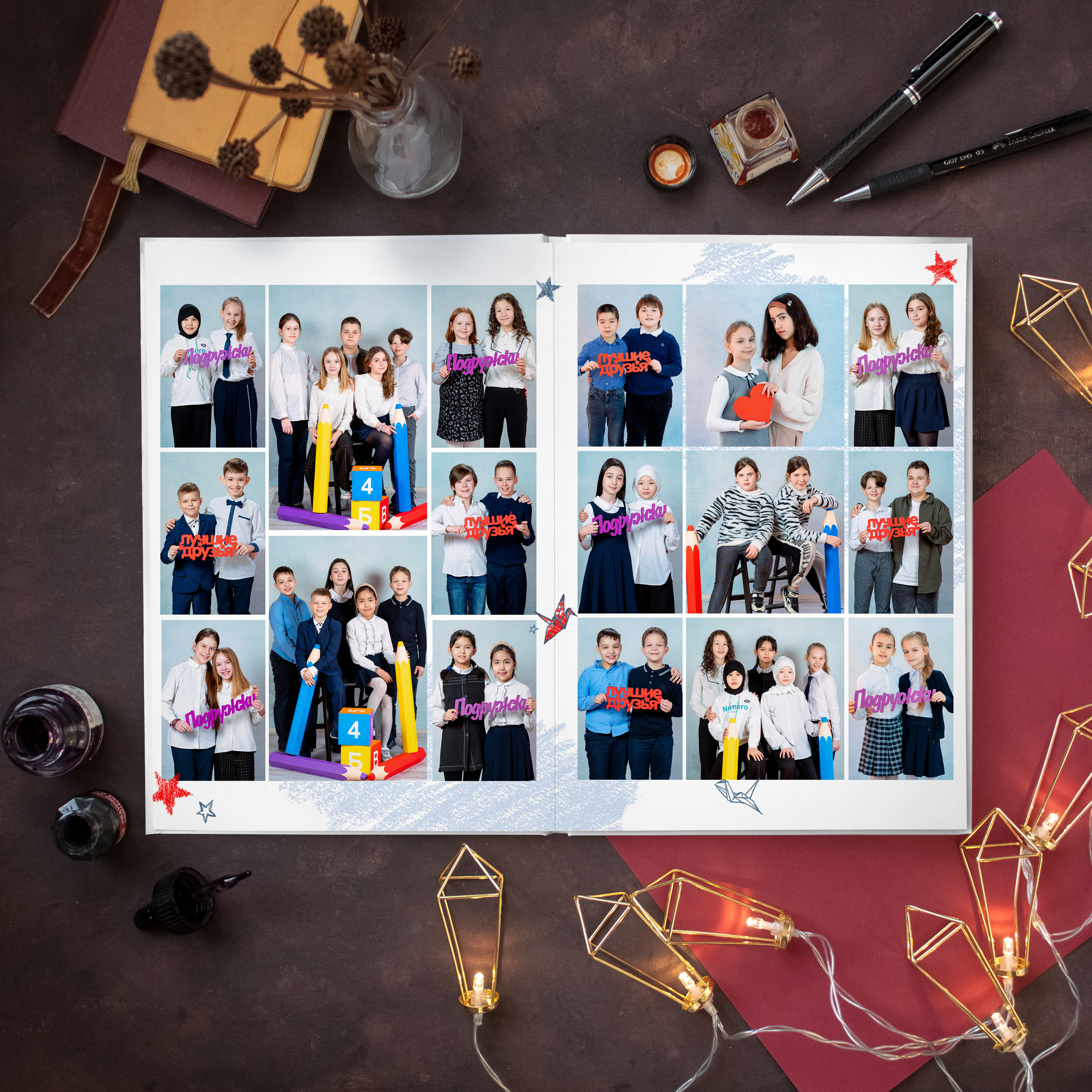 АЛЬБОМ «ЖУРАВЛИК». Выпускные альбомы для сада и школы в Москве