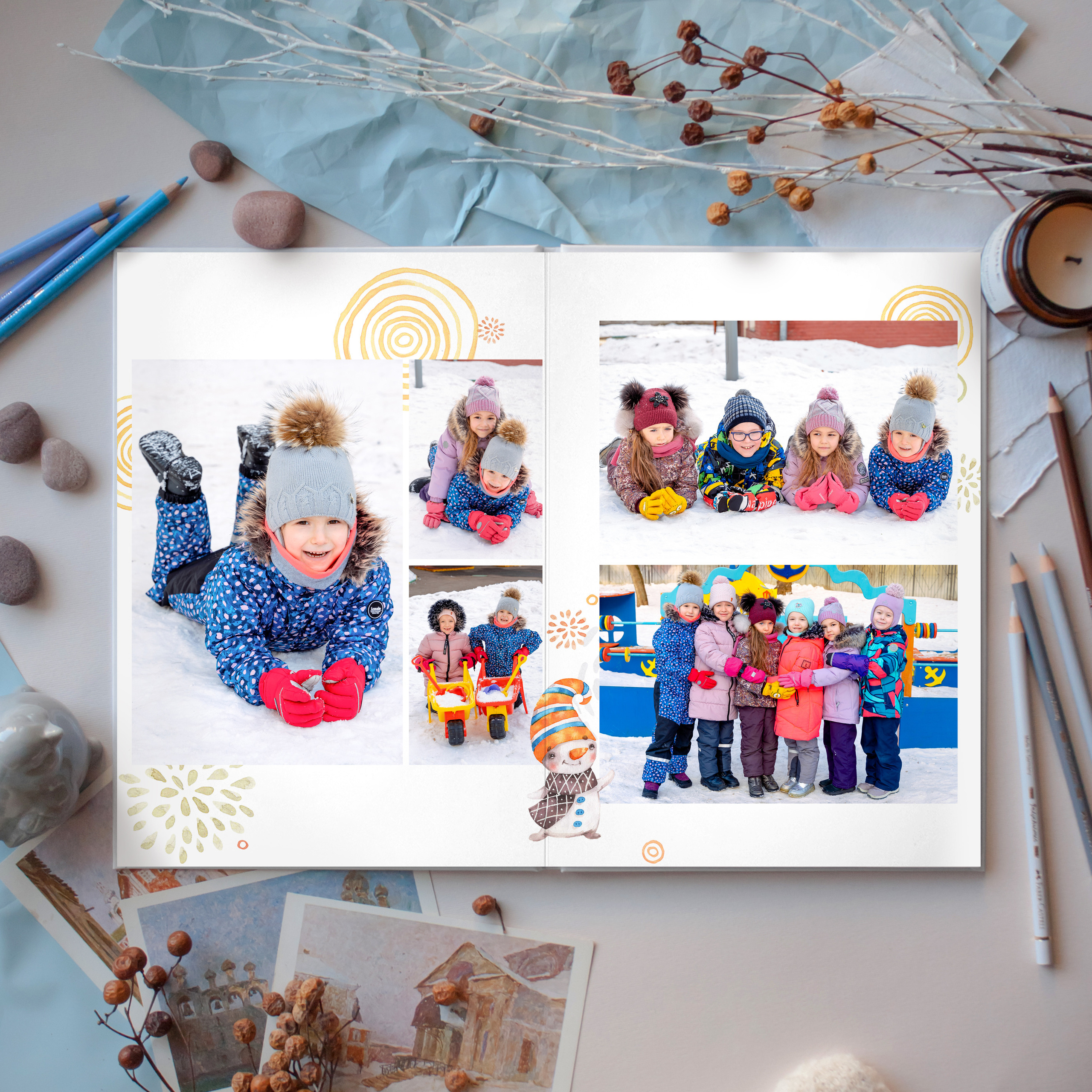 АЛЬБОМ «СОВУШКИ». Выпускные альбомы для сада и школы в Москве