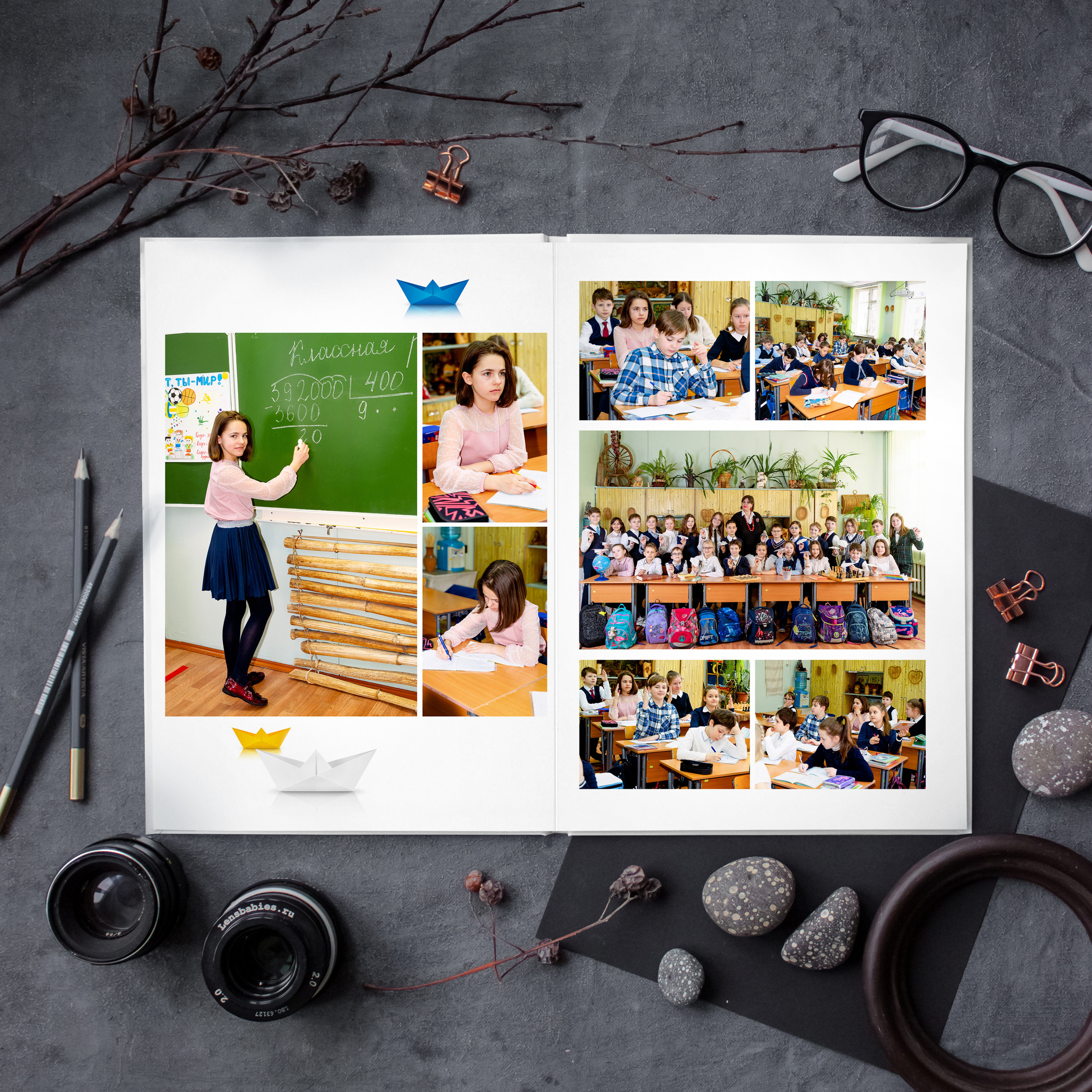 АЛЬБОМ «ОРИГАМИ». Выпускные альбомы для сада и школы в Москве