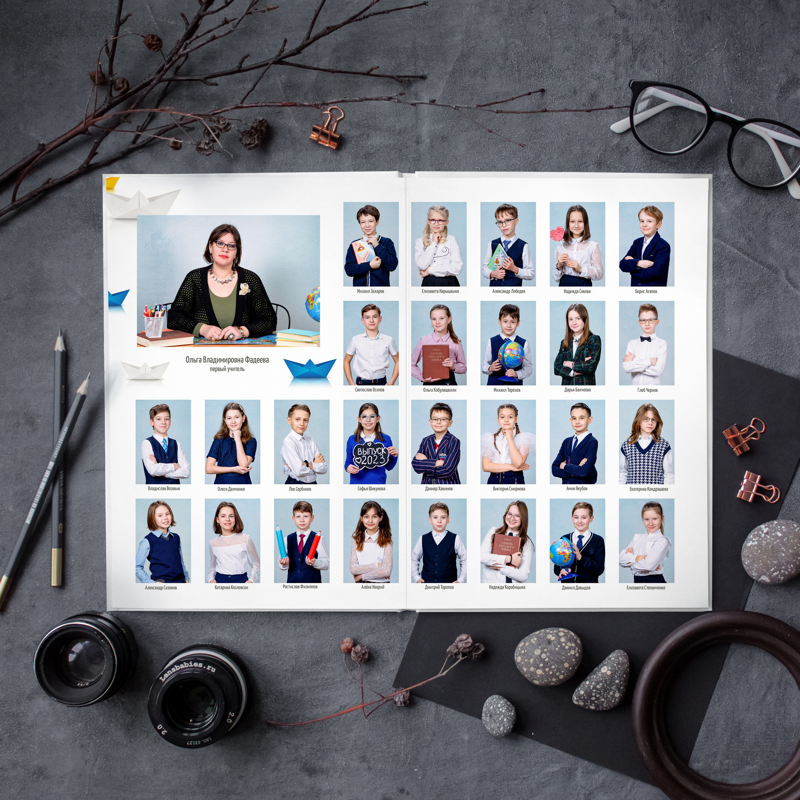 АЛЬБОМ «ОРИГАМИ». Выпускные альбомы для сада и школы в Москве