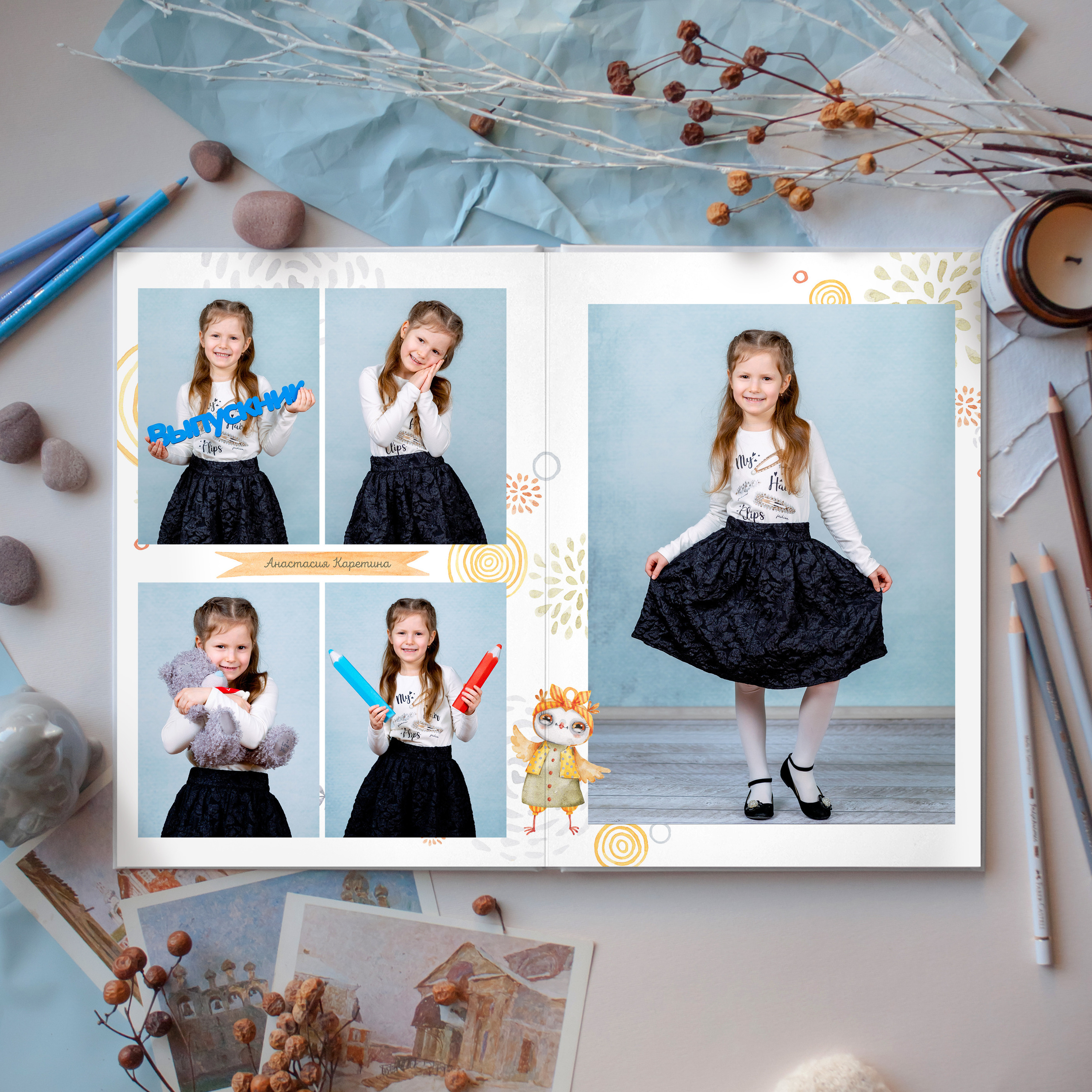 АЛЬБОМ «СОВУШКИ». Выпускные альбомы для сада и школы в Москве