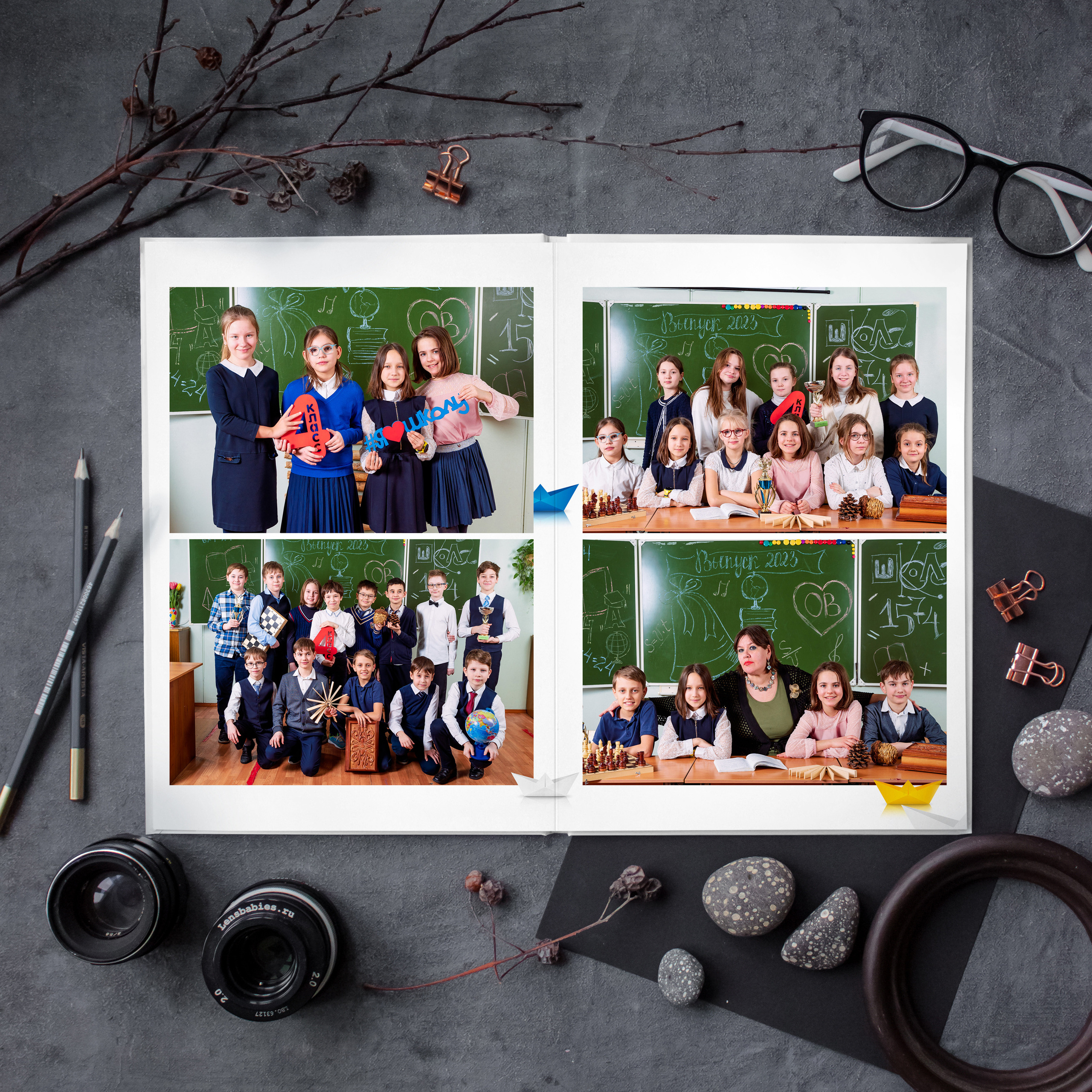 АЛЬБОМ «ОРИГАМИ». Выпускные альбомы для сада и школы в Москве