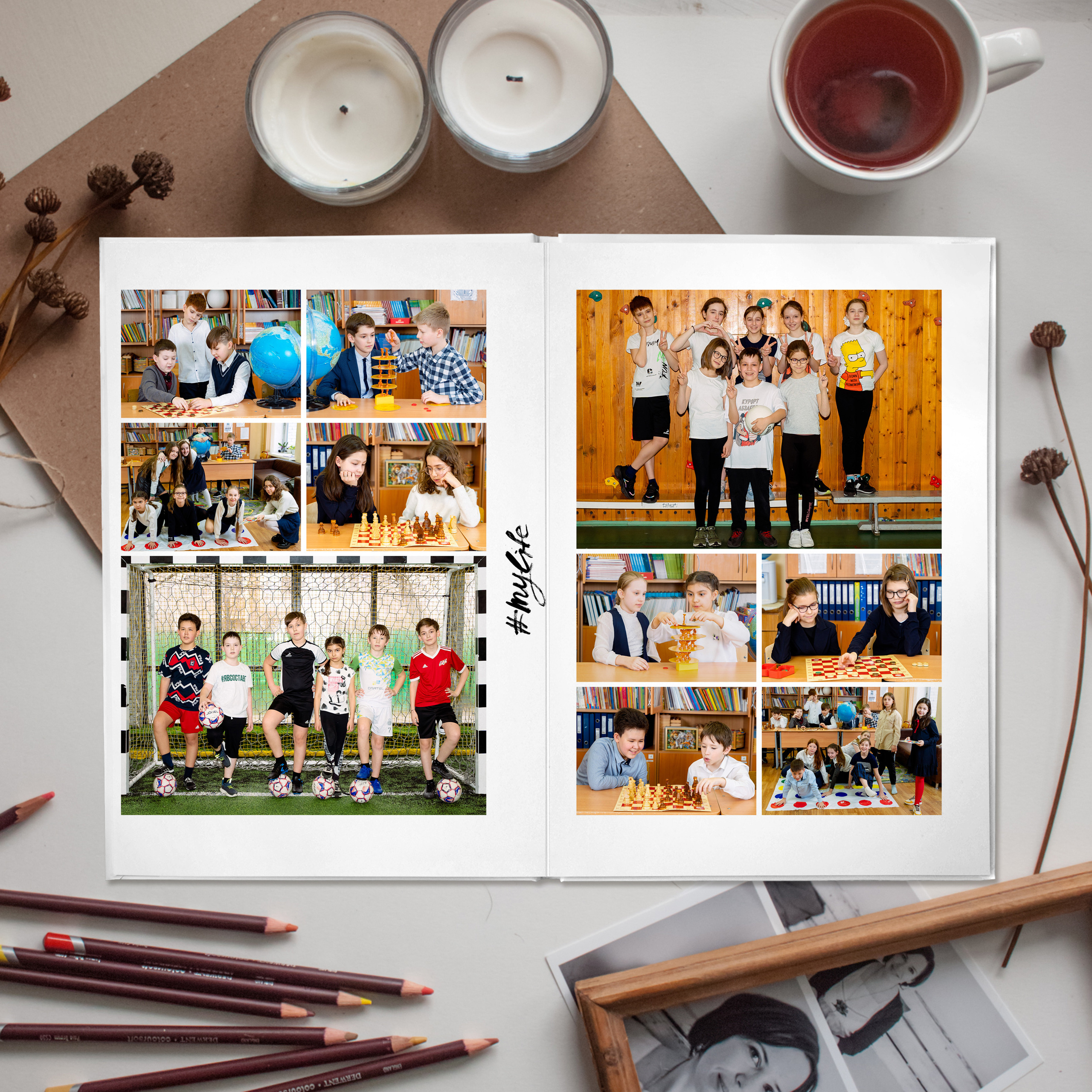 АЛЬБОМ «ЛАЙТ». Выпускные альбомы для сада и школы в Москве