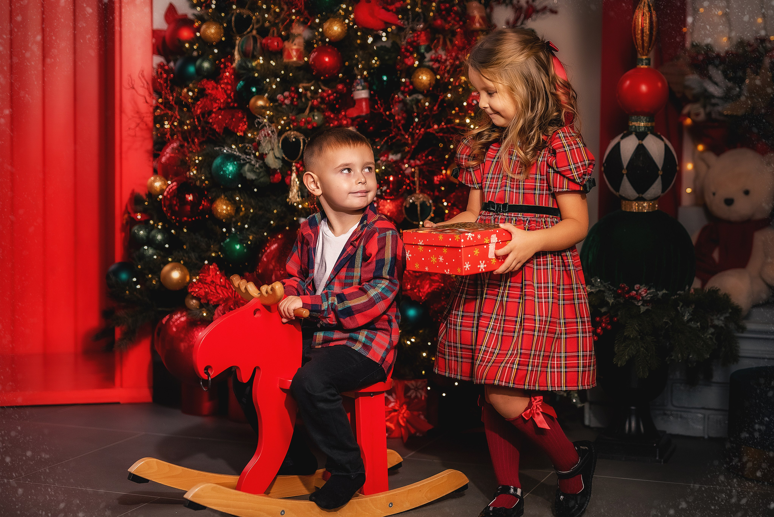 Новогодние открытки. Семейный, детский фотограф в Воронеже Анна Никитина