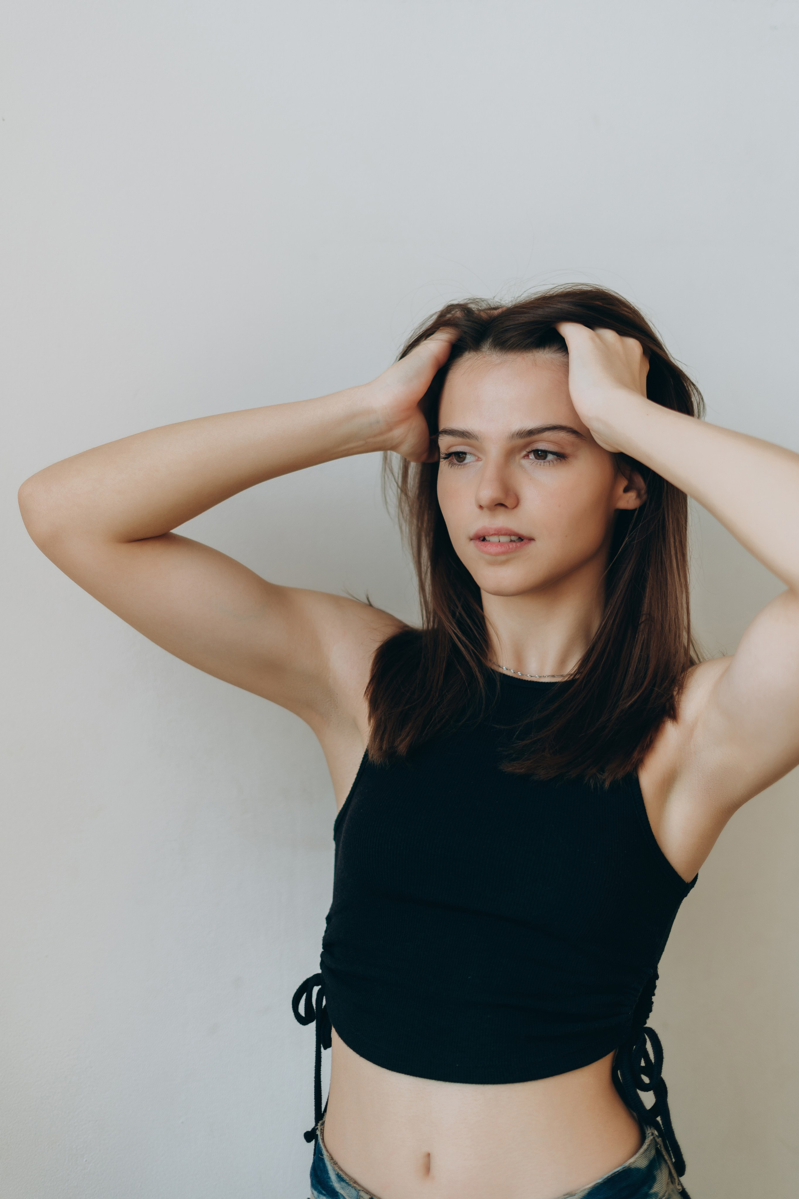 Настя. Модельные тесты. Фотограф Москва Виктория-Антуанетта