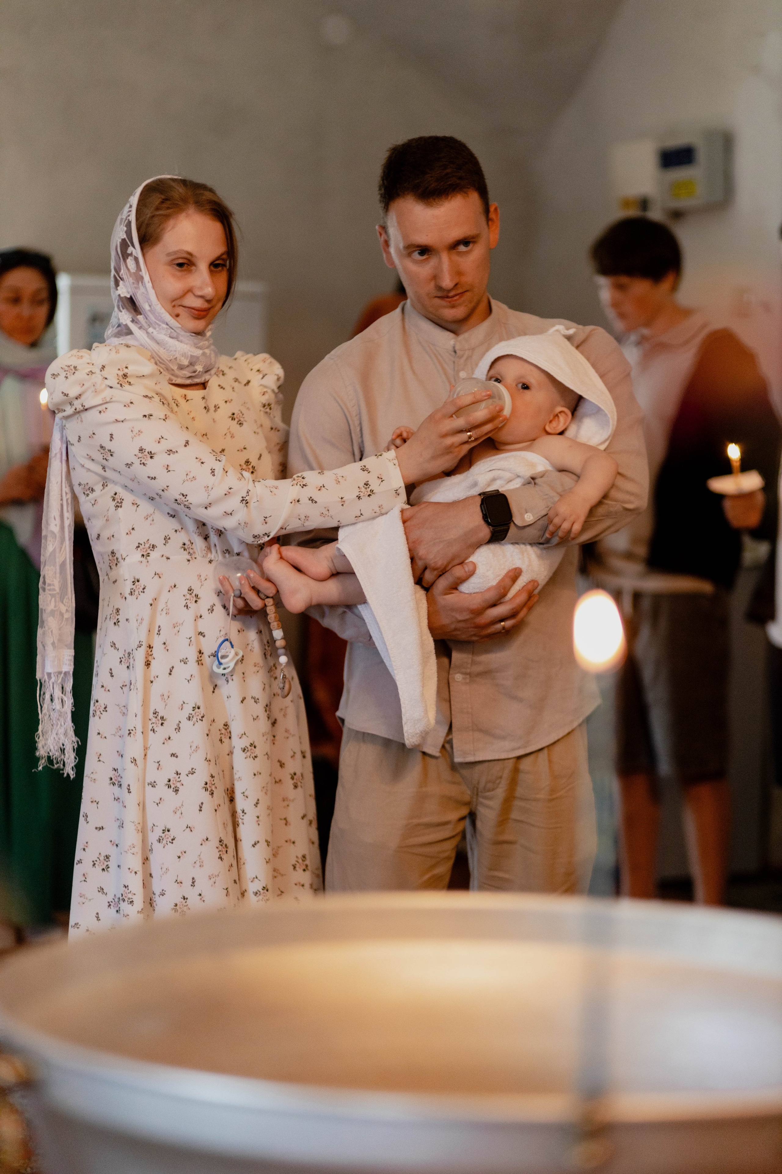 Крещение. Семейный и репортажный фотограф в Пскове Виктория Колесникова