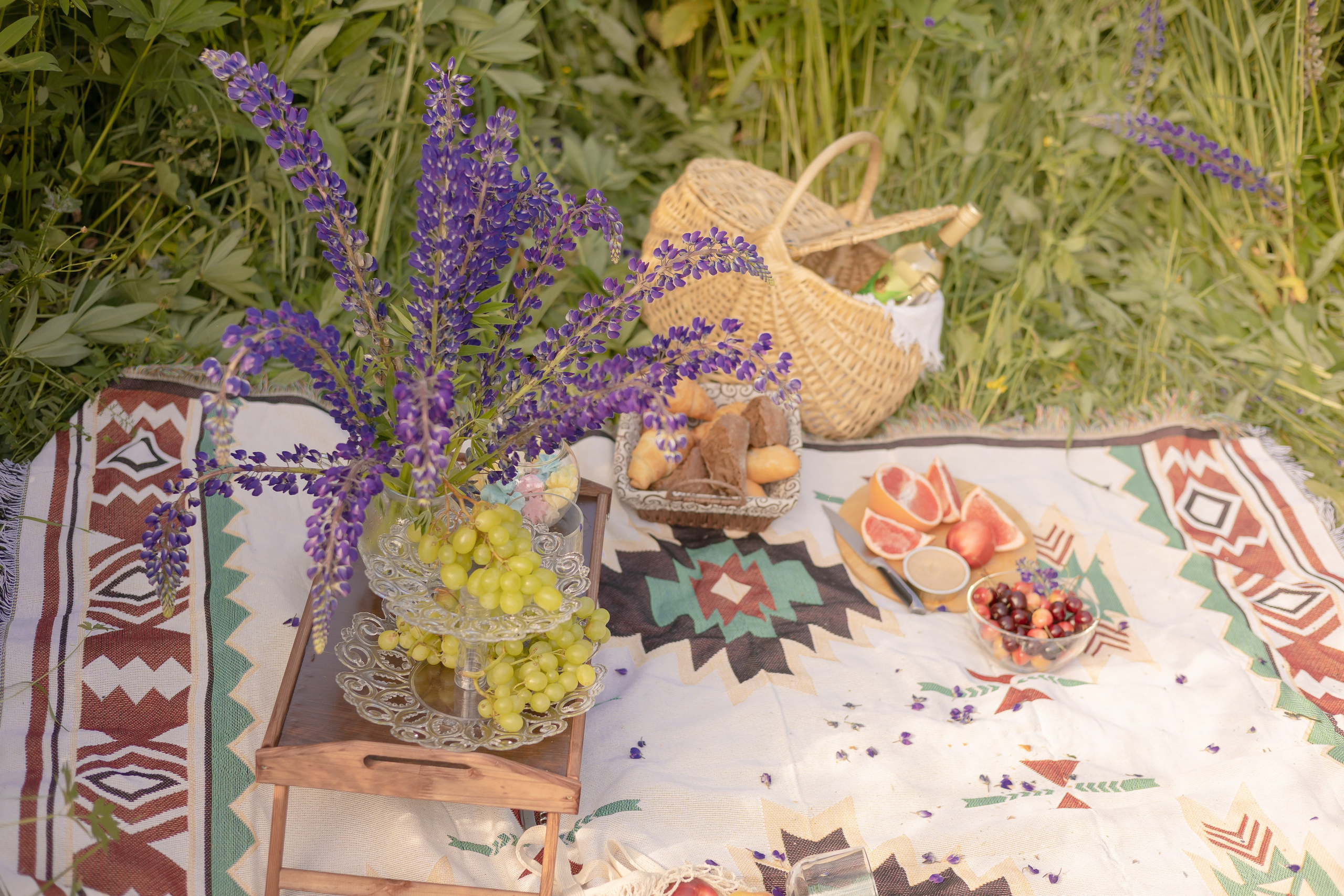 Фотосъемка в люпинах