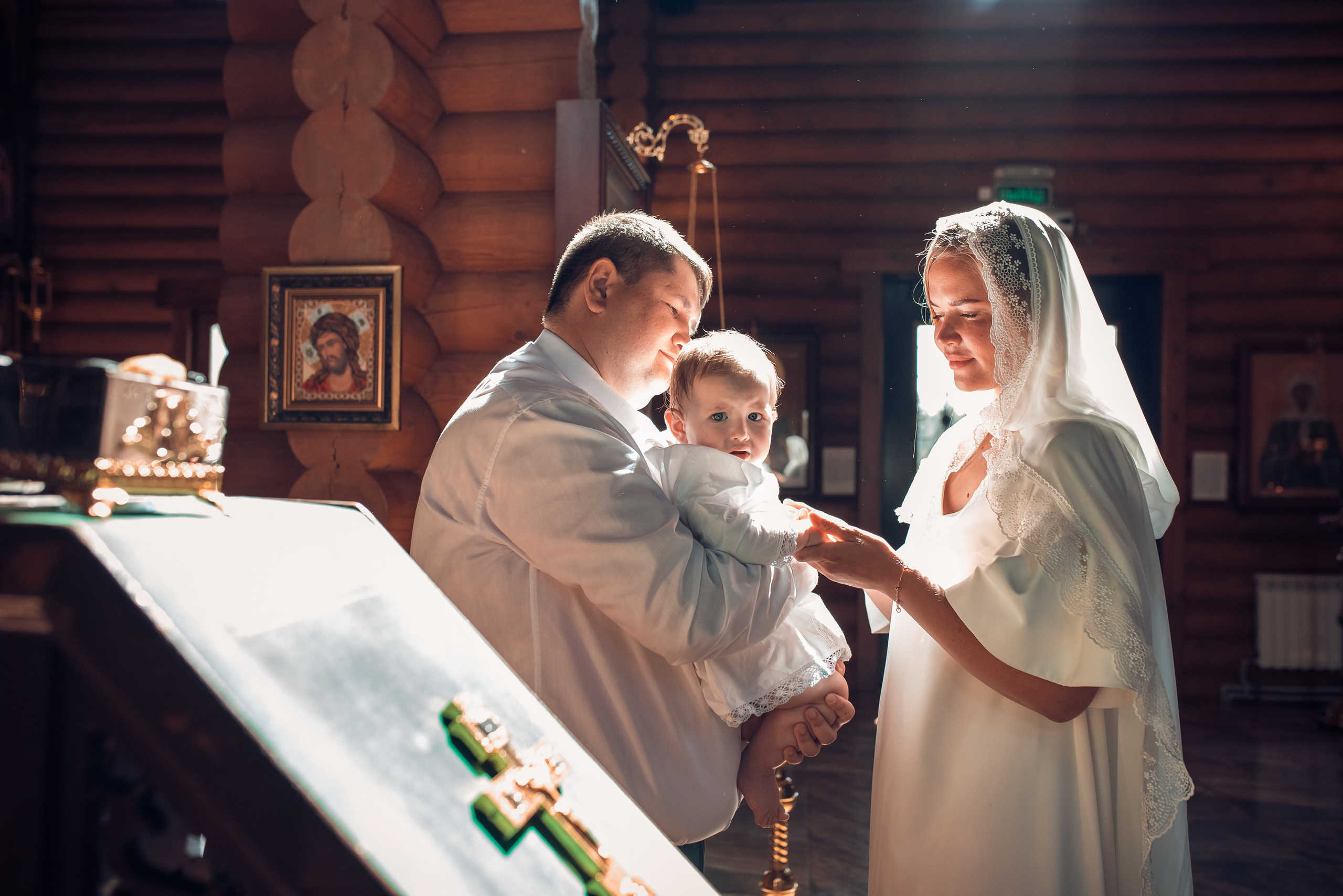 Крещение Леонида. Екатерина Крапивина фотограф церковных Таинств в Нижний Новгороде