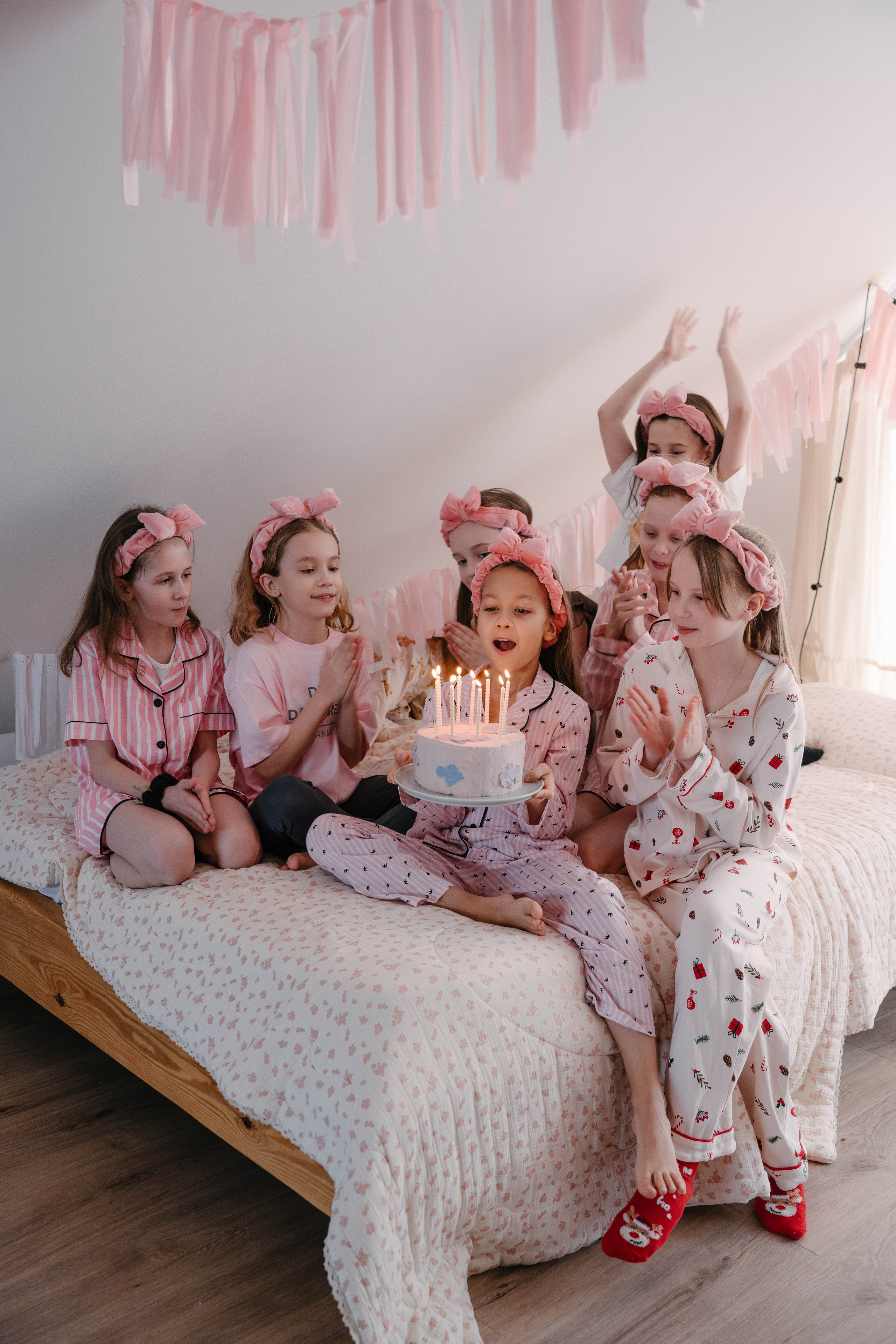 Пижамная вечеринка Варе 9 лет. Свадебный и семейный фотограф в Воронеже Анастасия Бойко