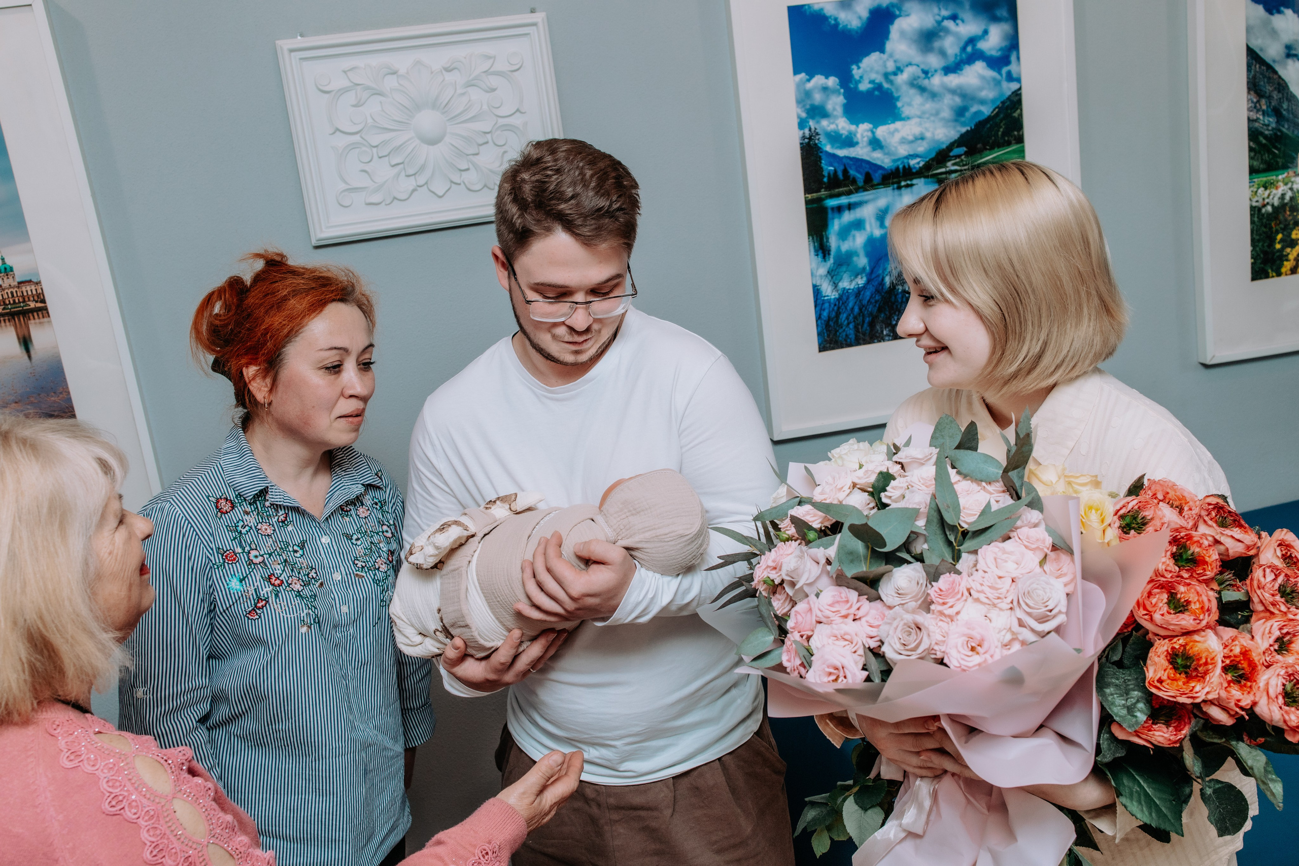 Выписки. Фотограф новорождённых в Москве и МО