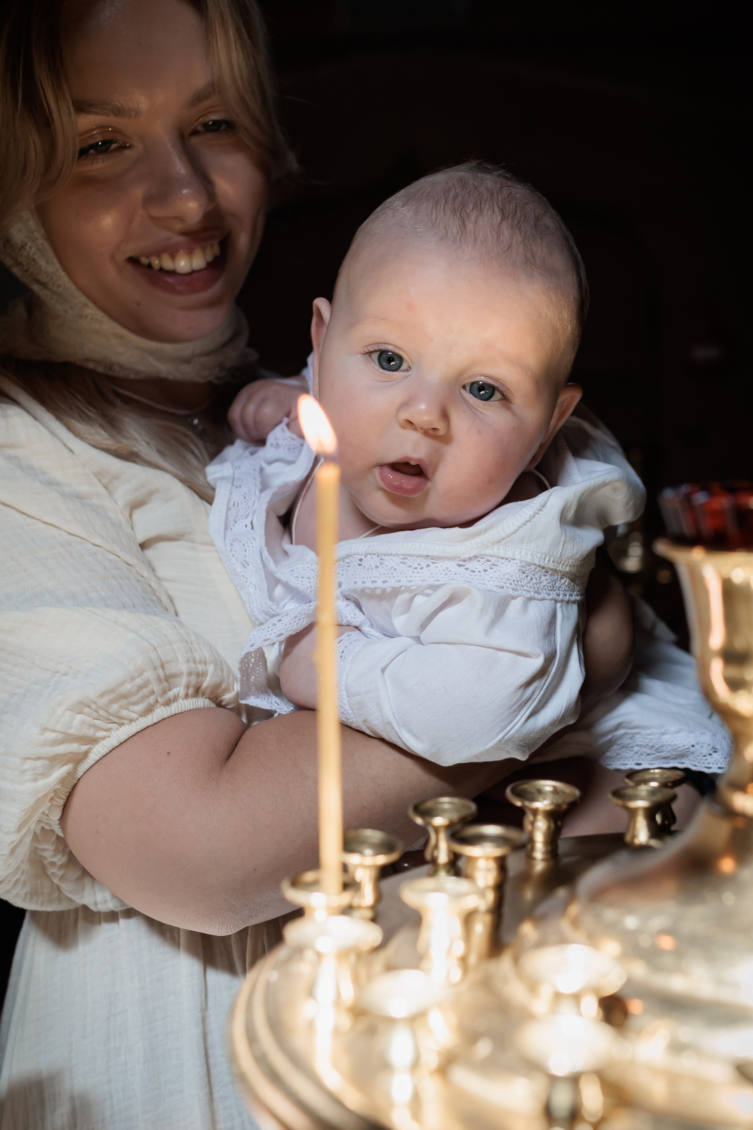 Крещение в Храме Успения Пресвятой Богородицы в Косино. Профессиональный фотограф в Москве и Мо Мария Шантарёва